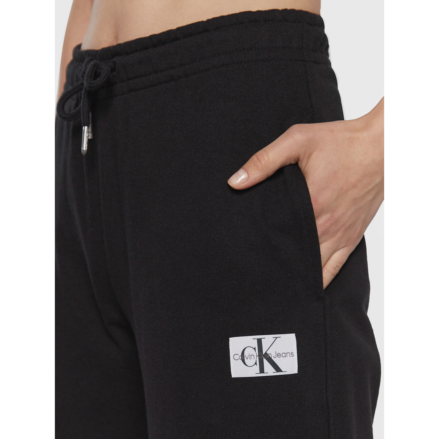 Calvin Klein Jeans Долнище анцуг J20J218973 Черен Relaxed Fit - Pepit.bg