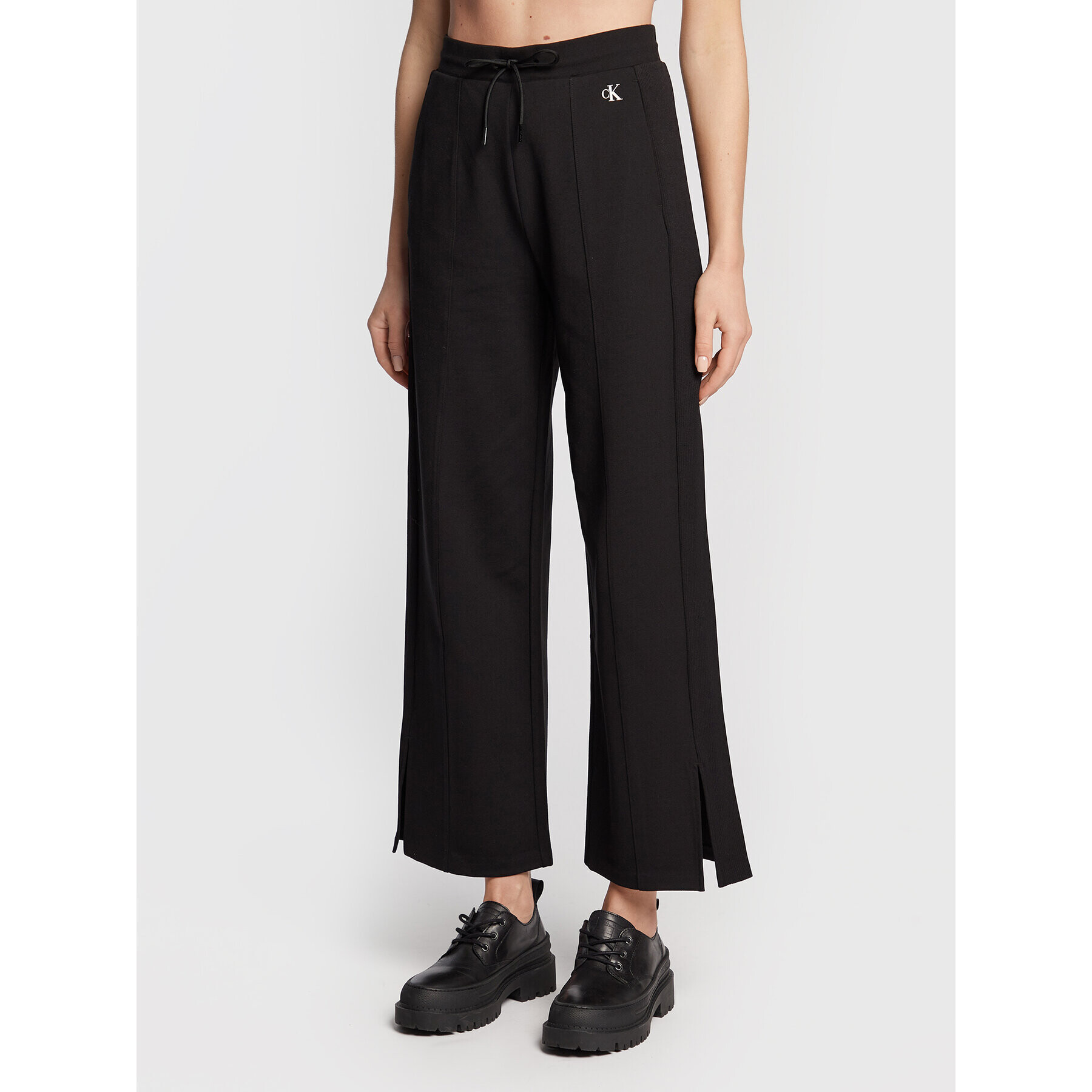 Calvin Klein Jeans Долнище анцуг J20J219645 Черен Regular Fit - Pepit.bg