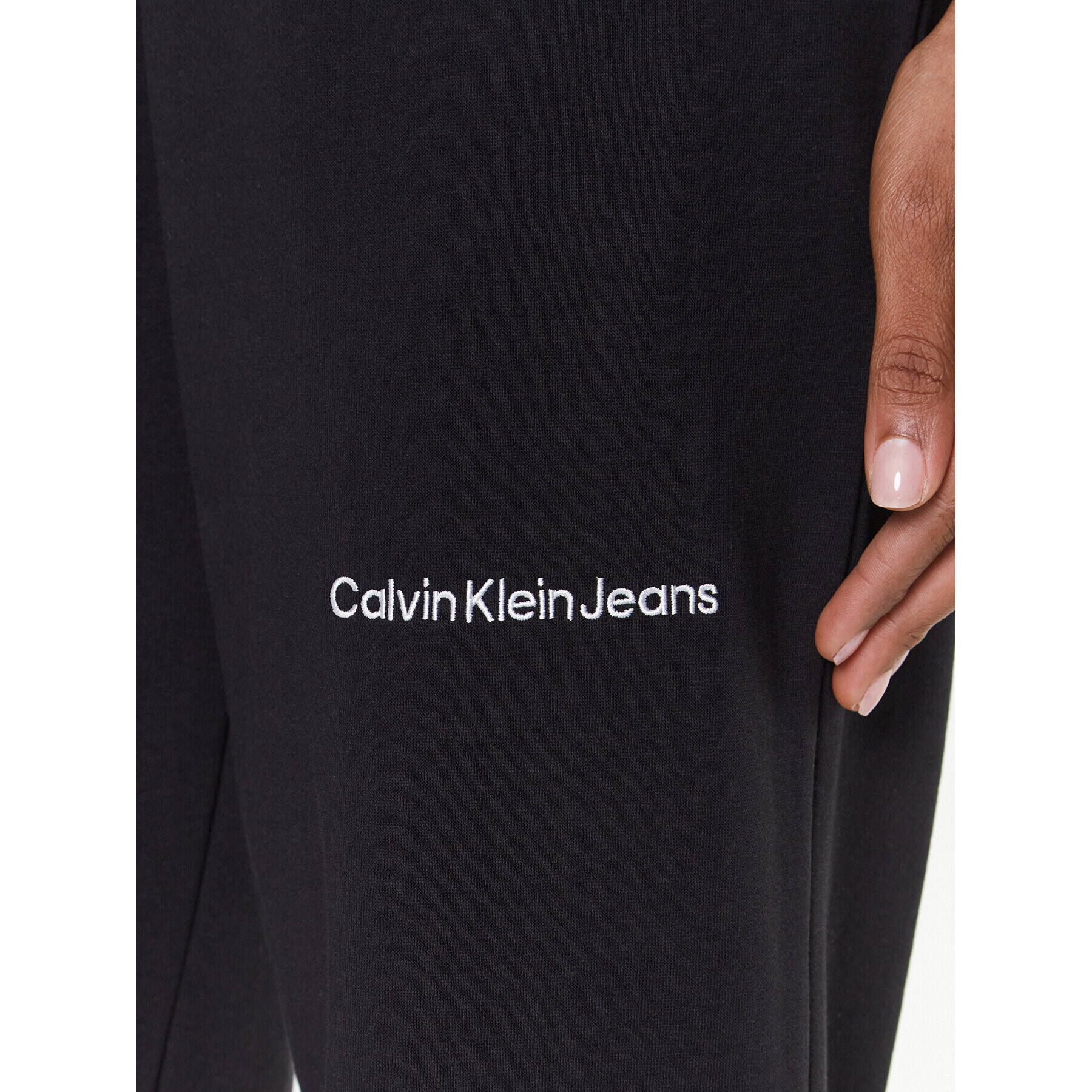 Calvin Klein Jeans Долнище анцуг J20J220675 Черен Relaxed Fit - Pepit.bg