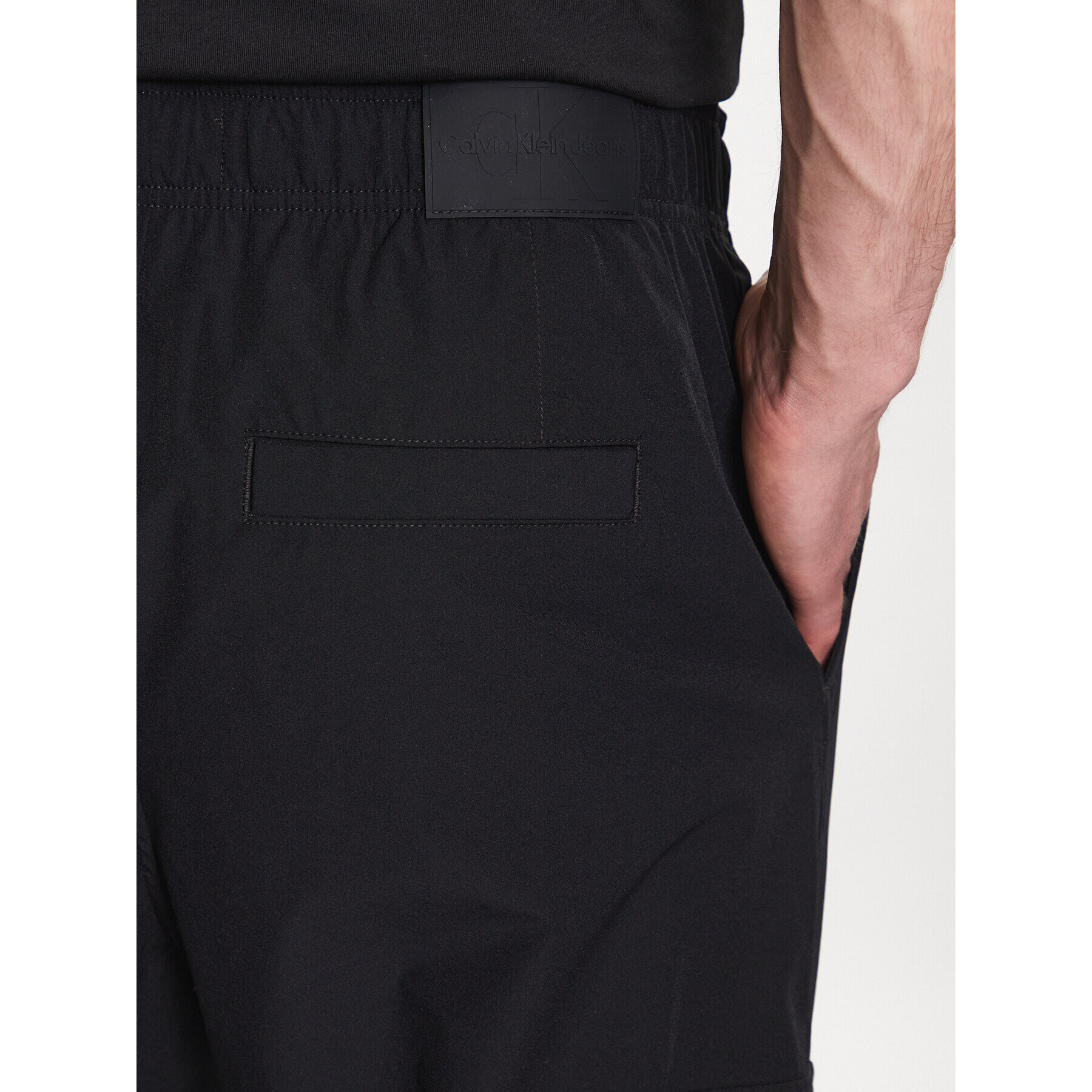 Calvin Klein Jeans Долнище анцуг J30J323498 Черен Regular Fit - Pepit.bg