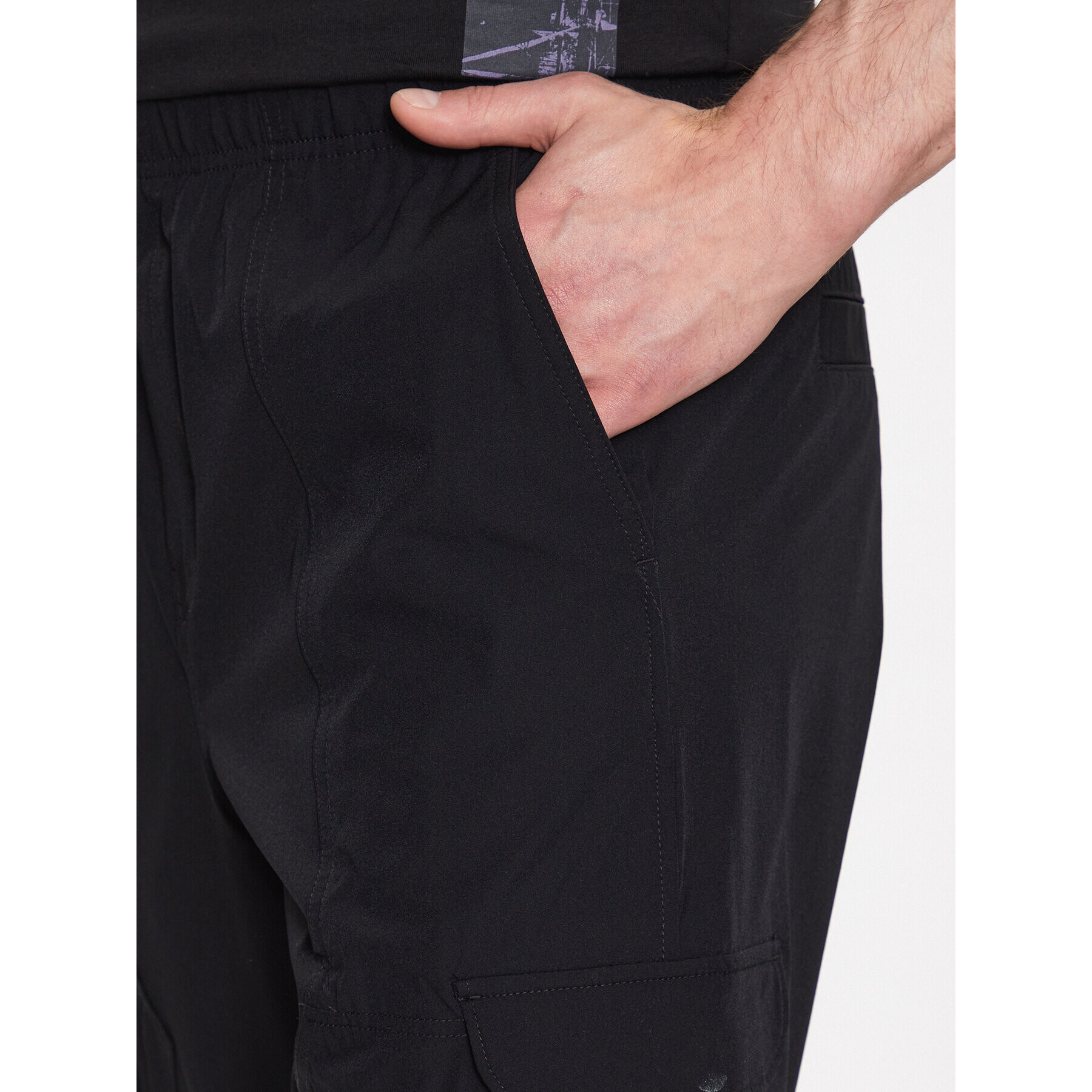 Calvin Klein Jeans Долнище анцуг J30J323498 Черен Regular Fit - Pepit.bg
