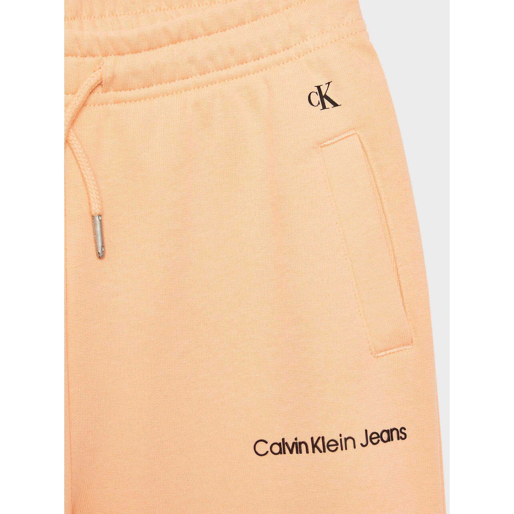 Calvin Klein Jeans Долнище анцуг Logo IG0IG01509 Оранжев Relaxed Fit - Pepit.bg