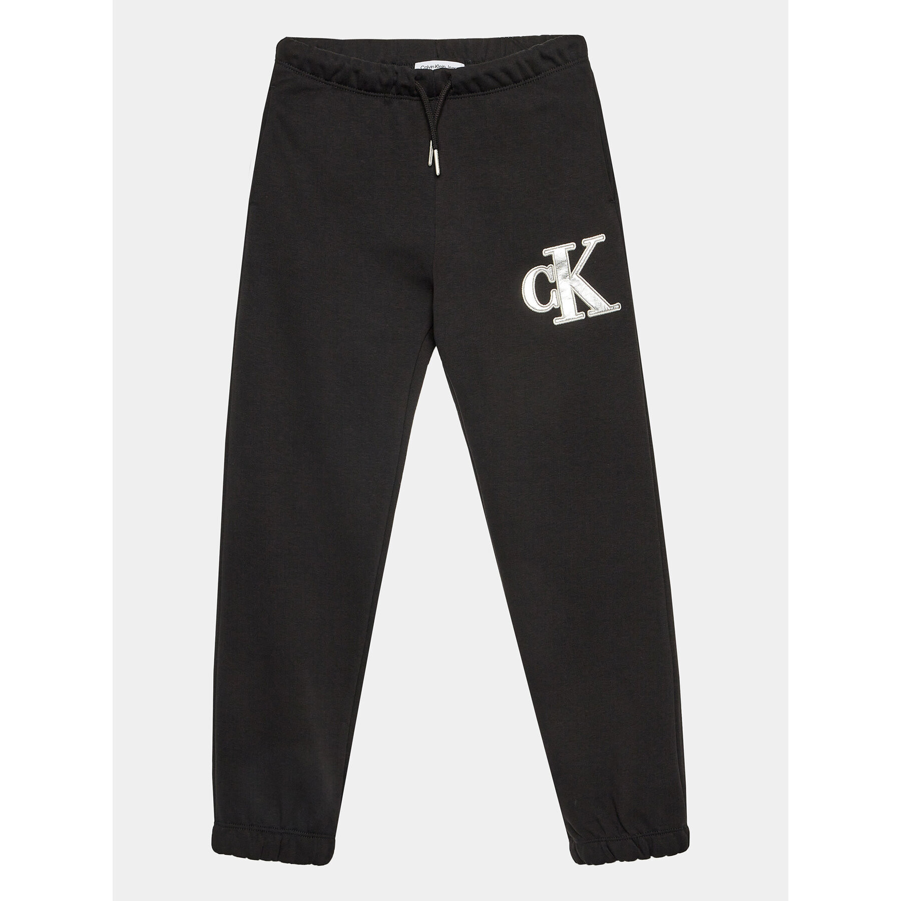 Calvin Klein Jeans Долнище анцуг Metallic IG0IG02287 Черен Regular Fit - Pepit.bg