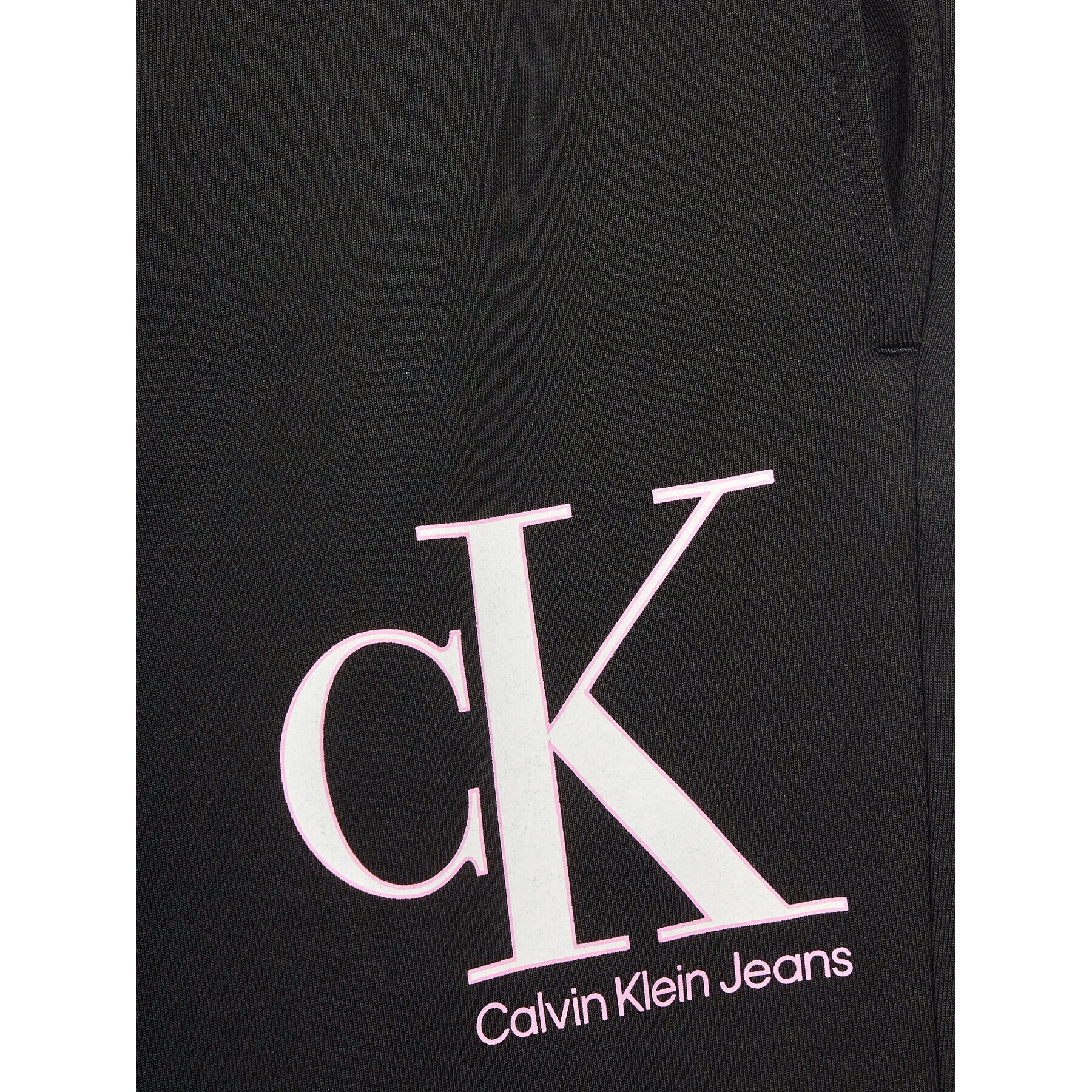 Calvin Klein Jeans Долнище анцуг Monogram IG0IG01985 Черен Regular Fit - Pepit.bg