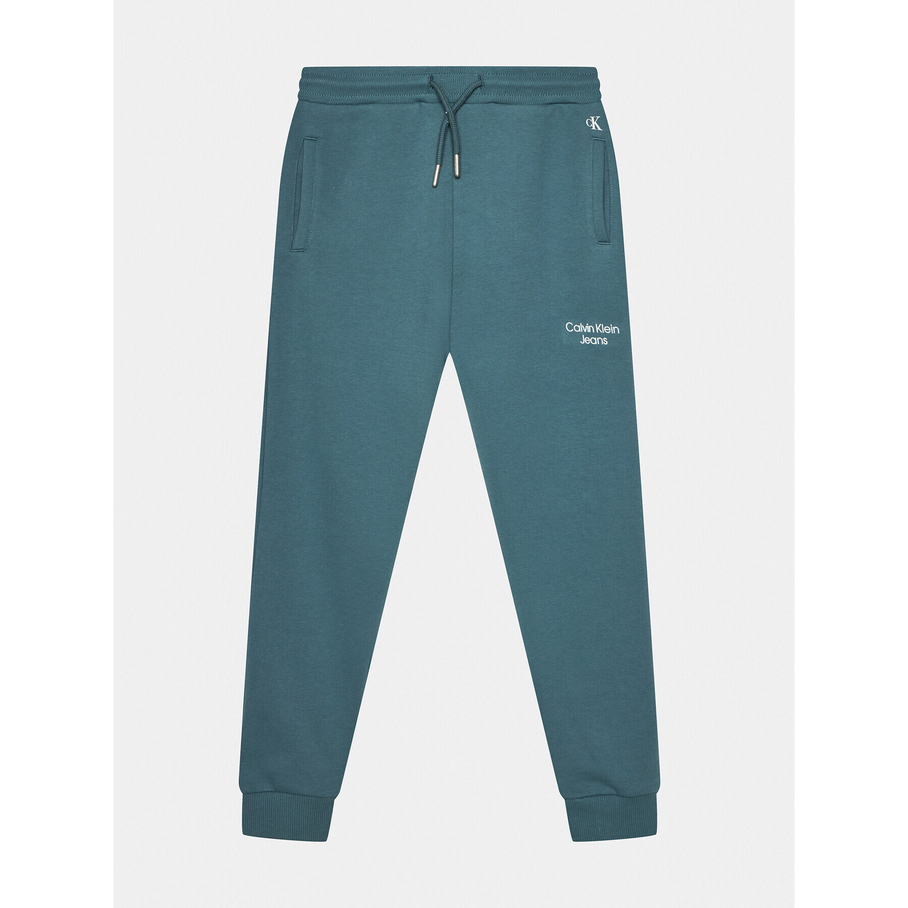Calvin Klein Jeans Долнище анцуг Stack Logo IB0IB01282 Син Regular Fit - Pepit.bg