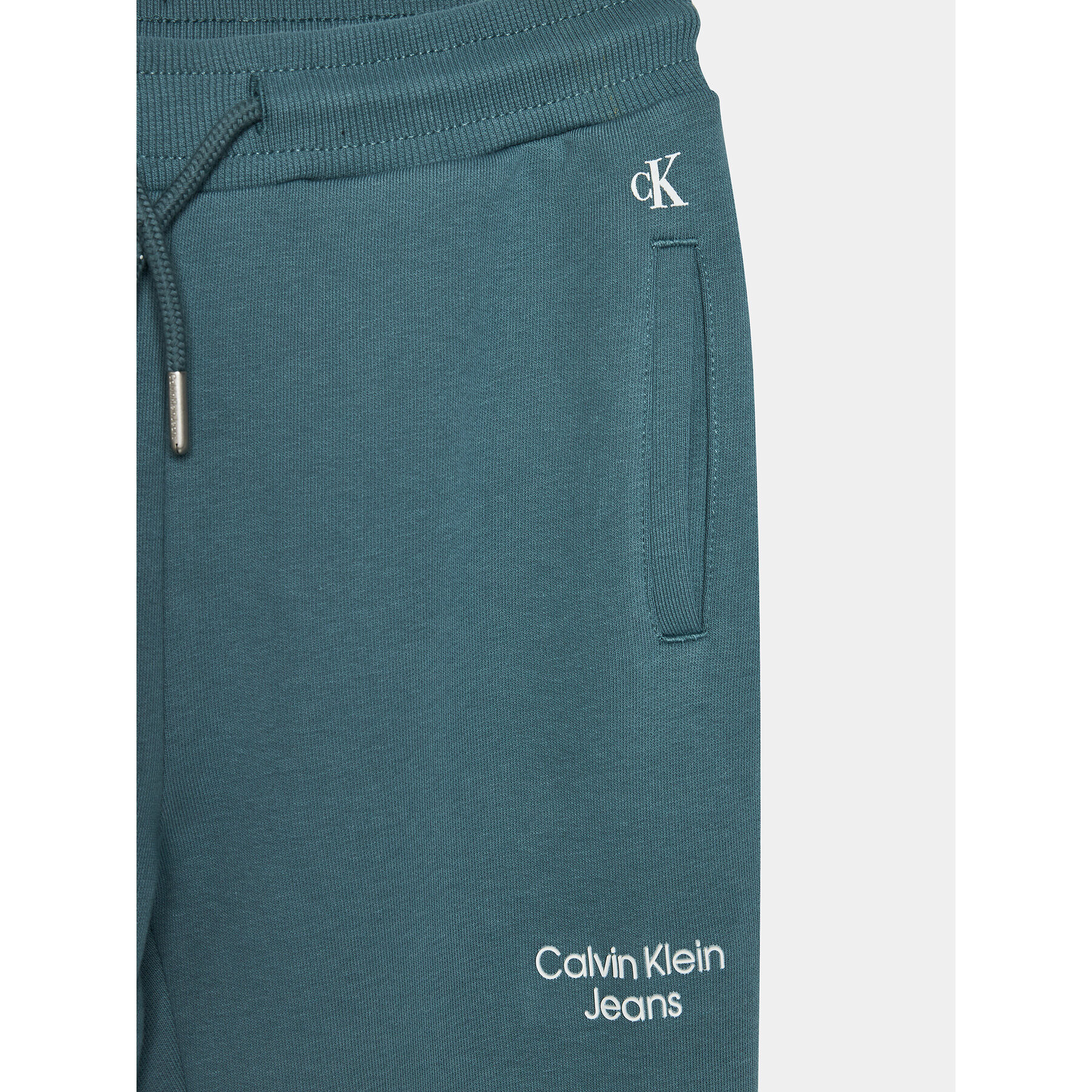 Calvin Klein Jeans Долнище анцуг Stack Logo IB0IB01282 Син Regular Fit - Pepit.bg