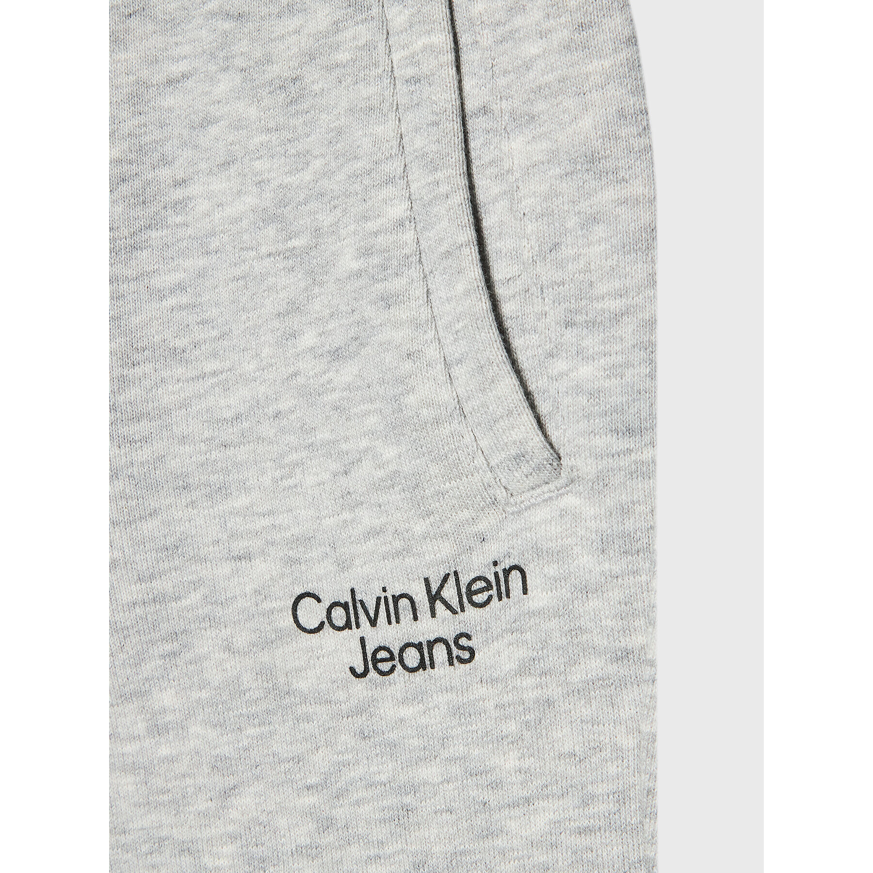 Calvin Klein Jeans Долнище анцуг Stack Logo IB0IB01282 Сив Regular Fit - Pepit.bg