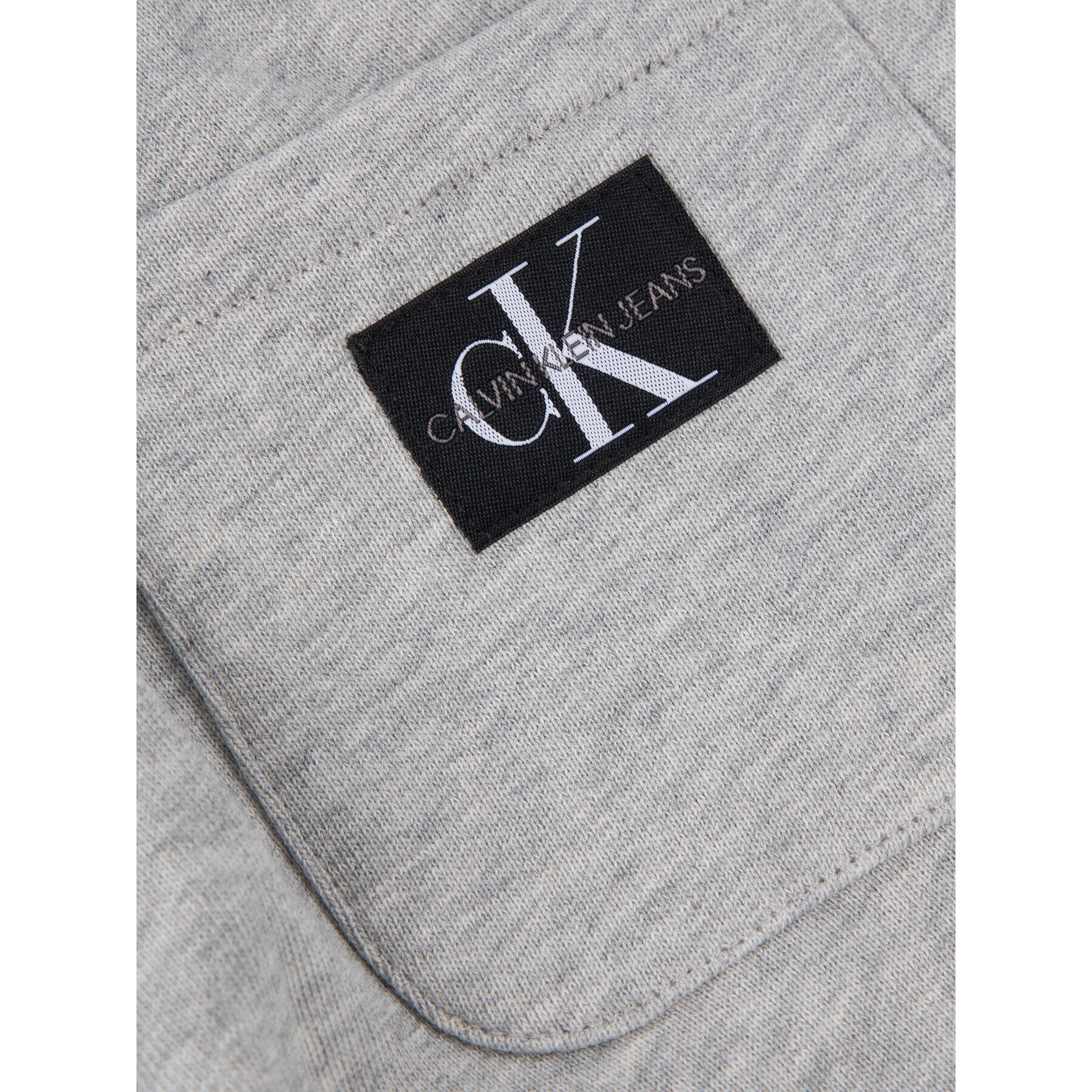 Calvin Klein Jeans Долнище анцуг Stamp Logo IB0IB00344 Сив Regular Fit - Pepit.bg