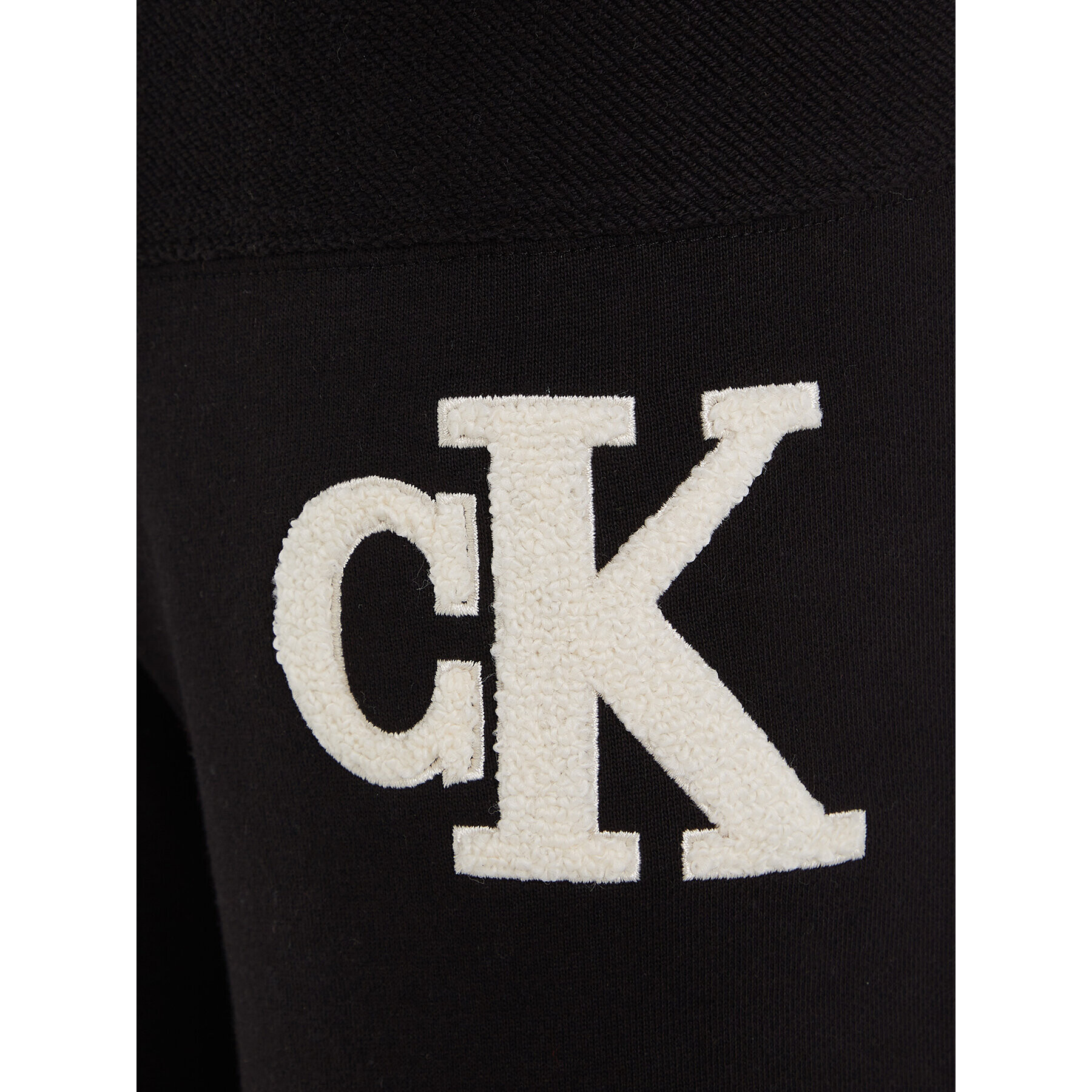 Calvin Klein Jeans Долнище анцуг Towelling Logopack IB0IB01677 Черен Regular Fit - Pepit.bg