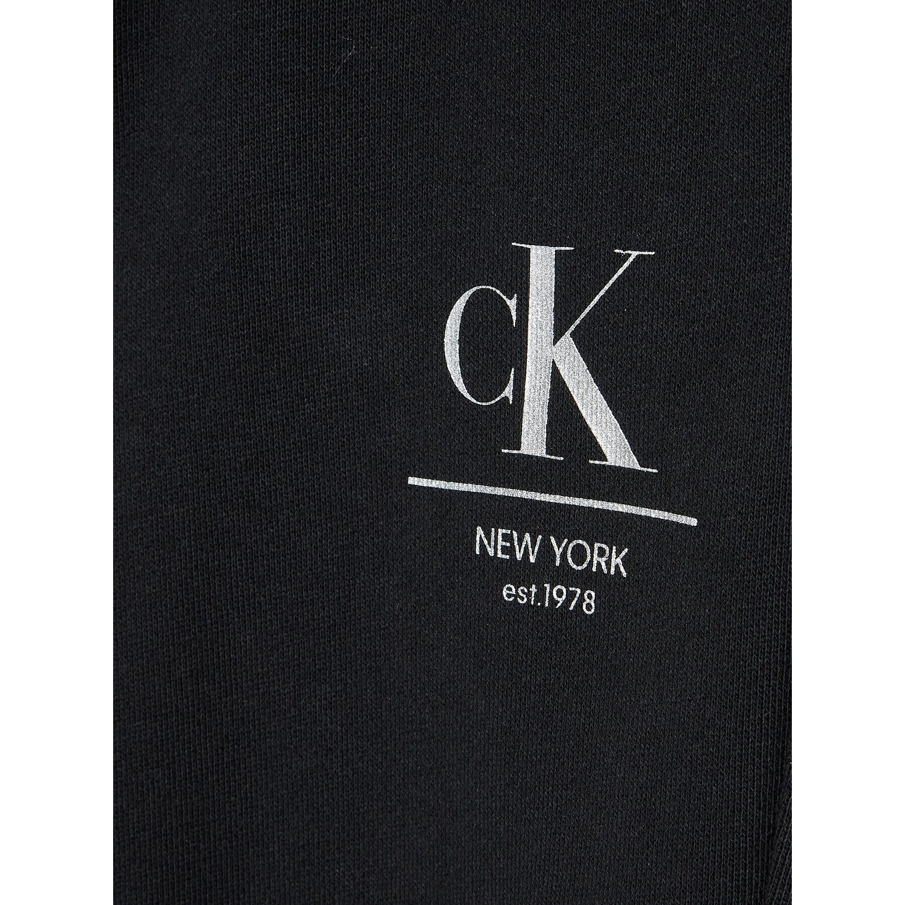 Calvin Klein Jeans Долнище анцуг Foil Logo Future IG0IG01696 Черен Regular Fit - Pepit.bg