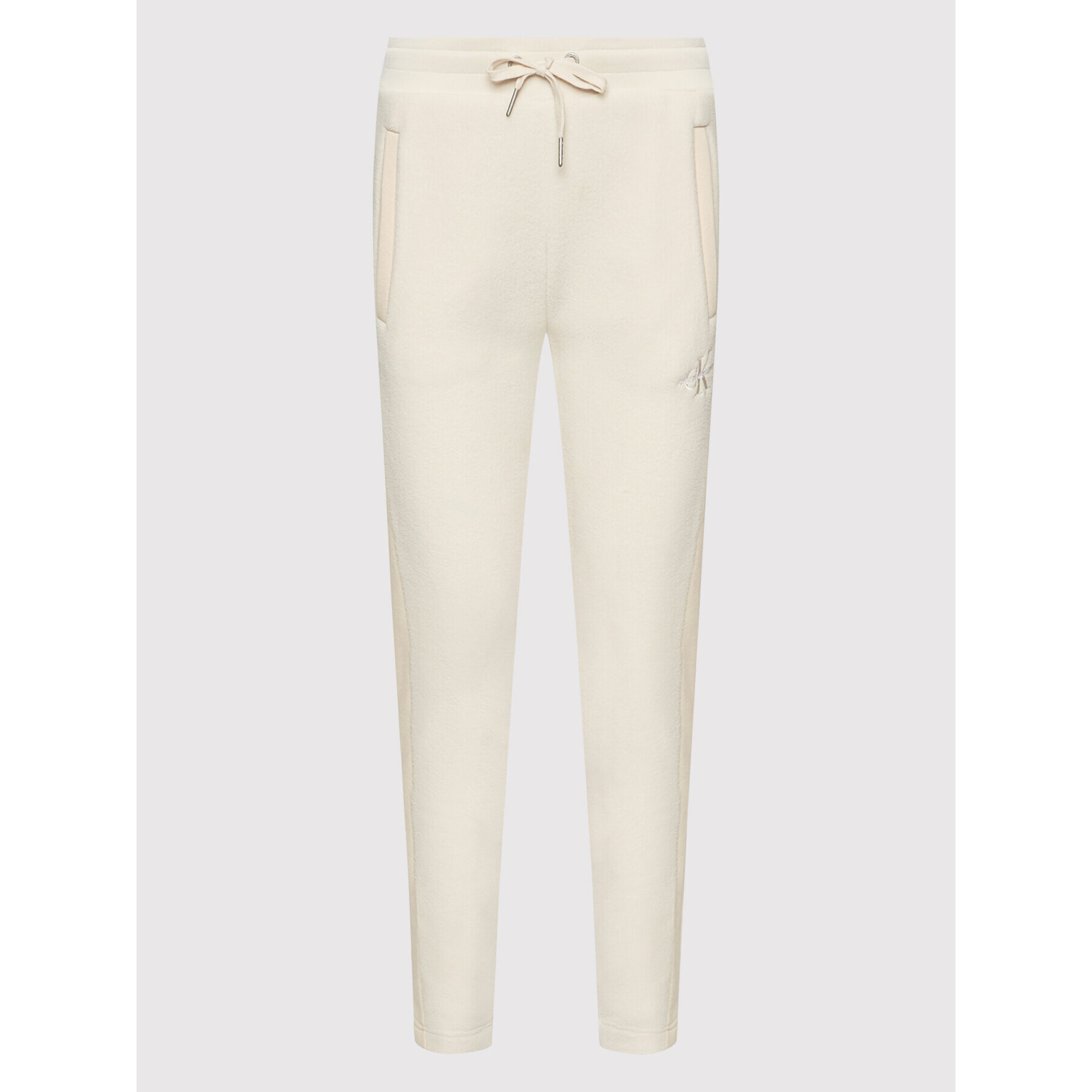 Calvin Klein Jeans Долнище анцуг J20J216583 Бежов Regular Fit - Pepit.bg