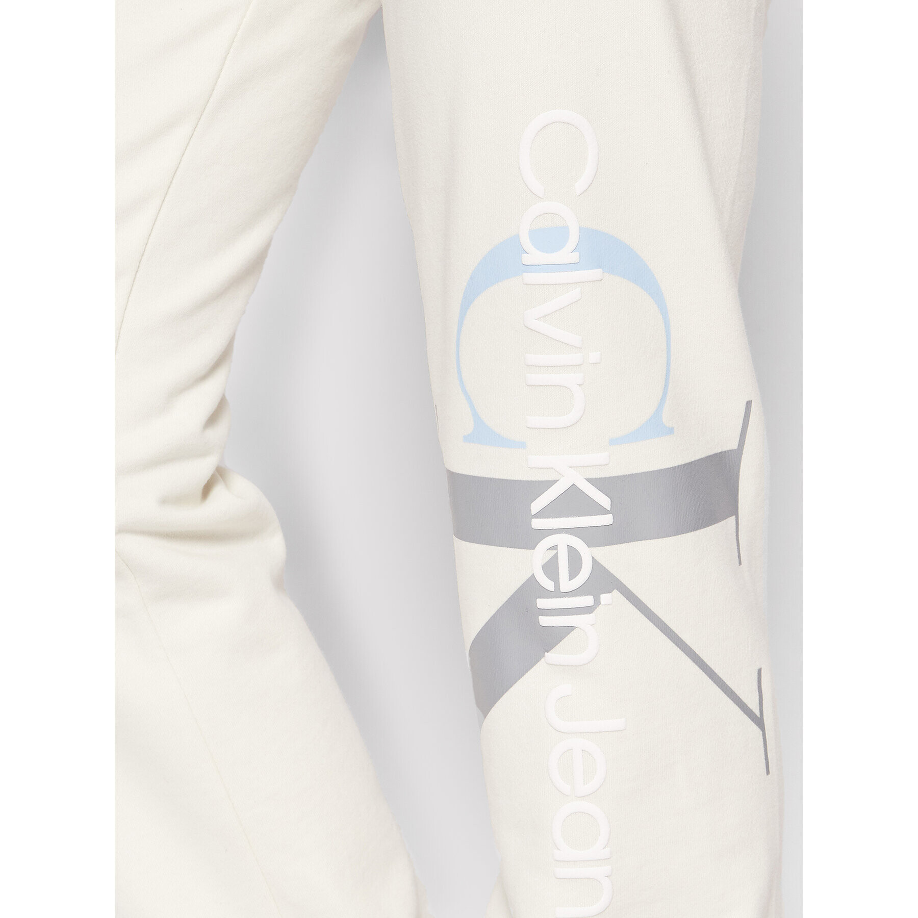 Calvin Klein Jeans Долнище анцуг J20J217786 Бежов Regular Fit - Pepit.bg