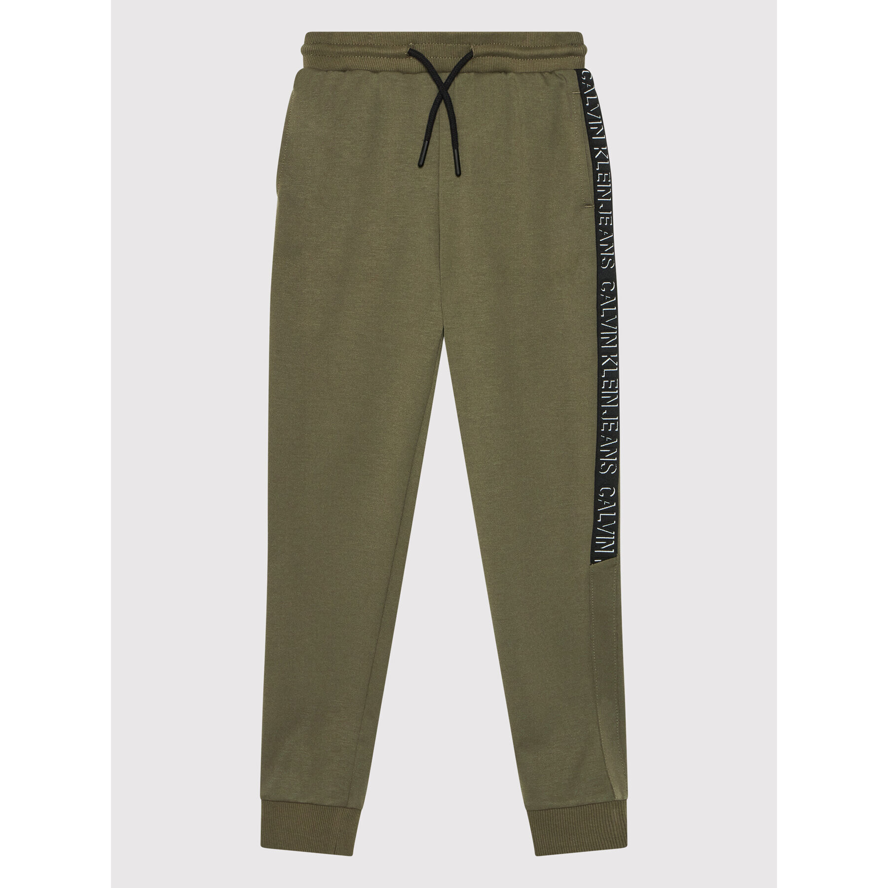 Calvin Klein Jeans Долнище анцуг Shadow Logo IB0IB01010 Зелен Regular Fit - Pepit.bg
