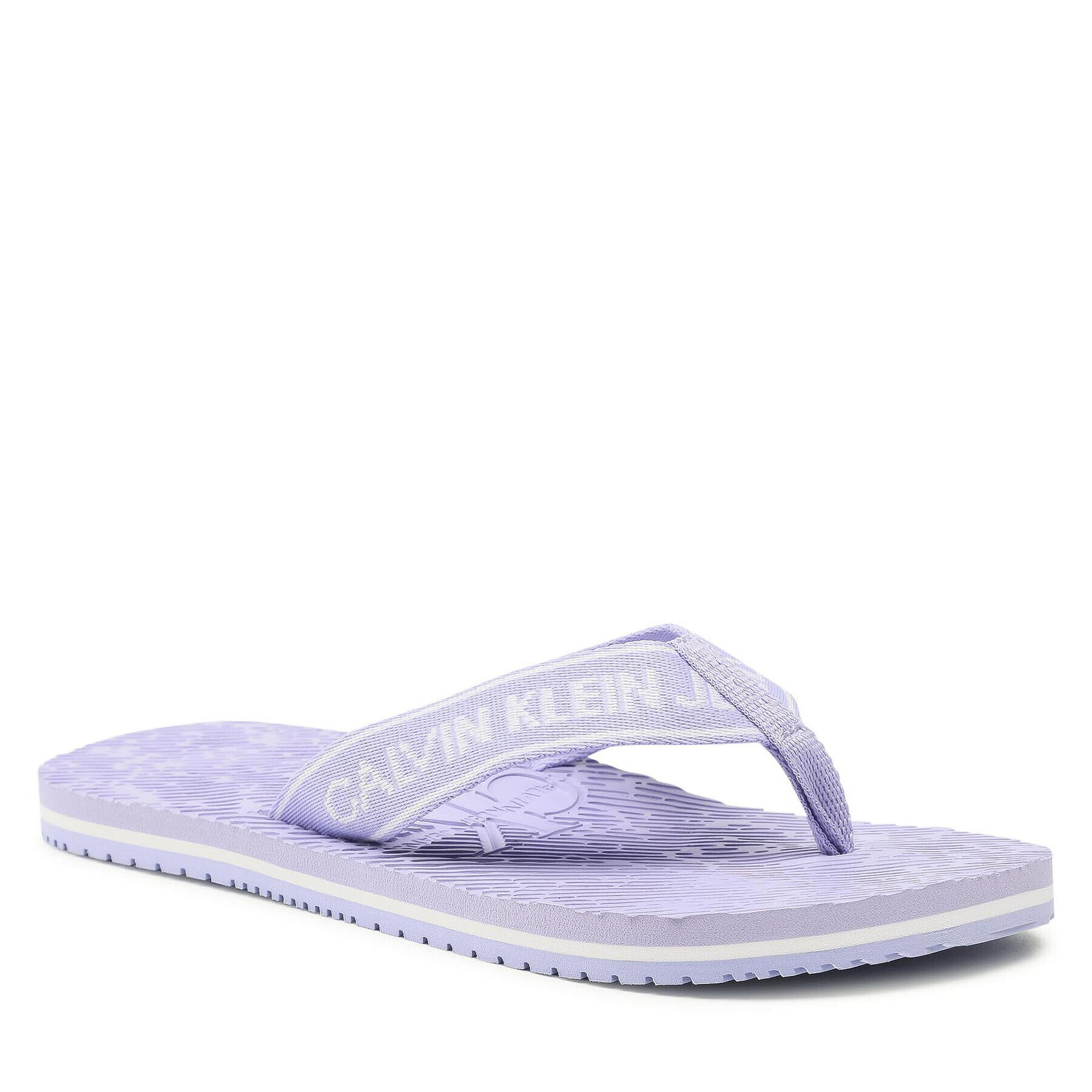 Calvin Klein Jeans Джапанки Beach Sandal Institutional PES YW0YW00101 Виолетов - Pepit.bg