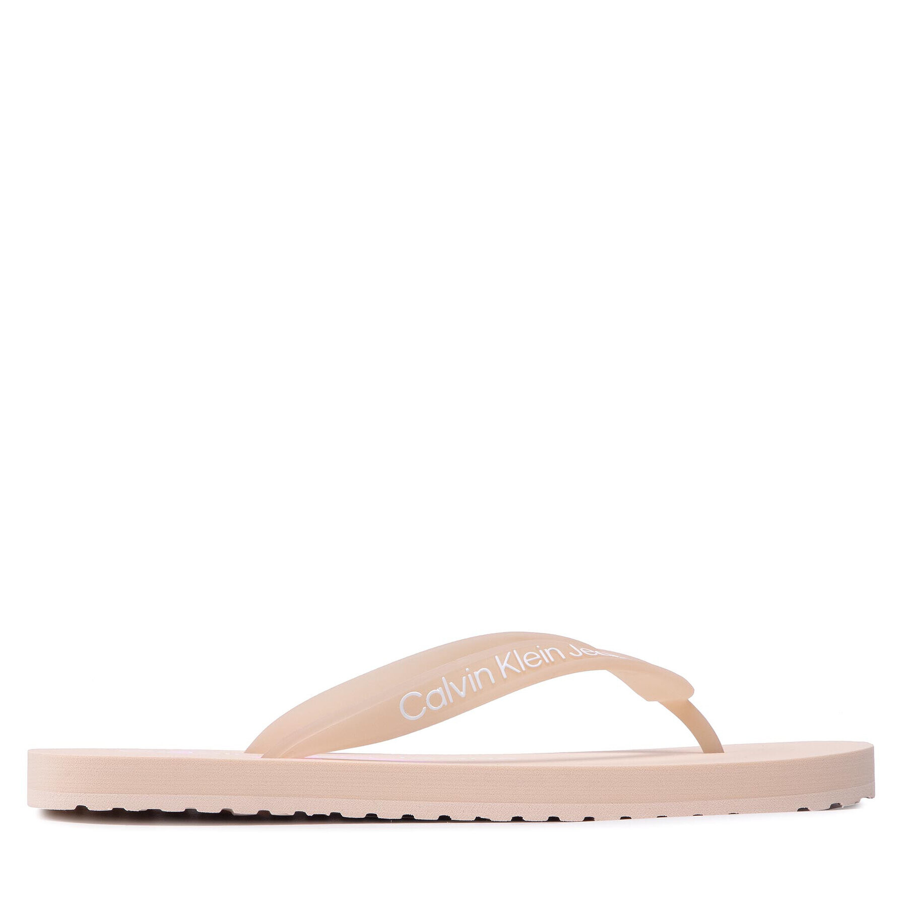 Calvin Klein Jeans Джапанки Beach Sandal Monogram Tpu YW0YW00098 Бежов - Pepit.bg