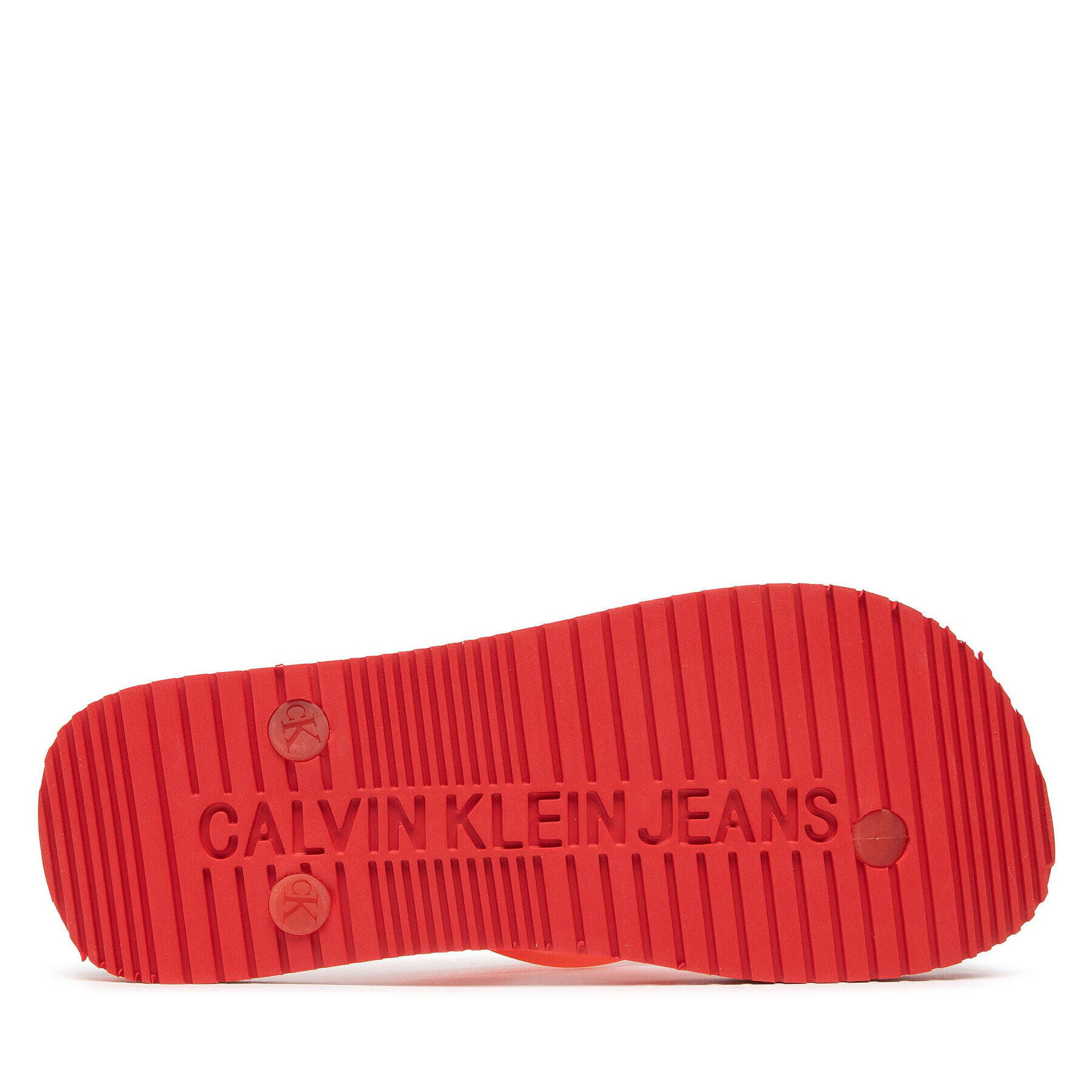 Calvin Klein Jeans Джапанки Beach Sandal Monogram Tpu YW0YW00098 Червен - Pepit.bg