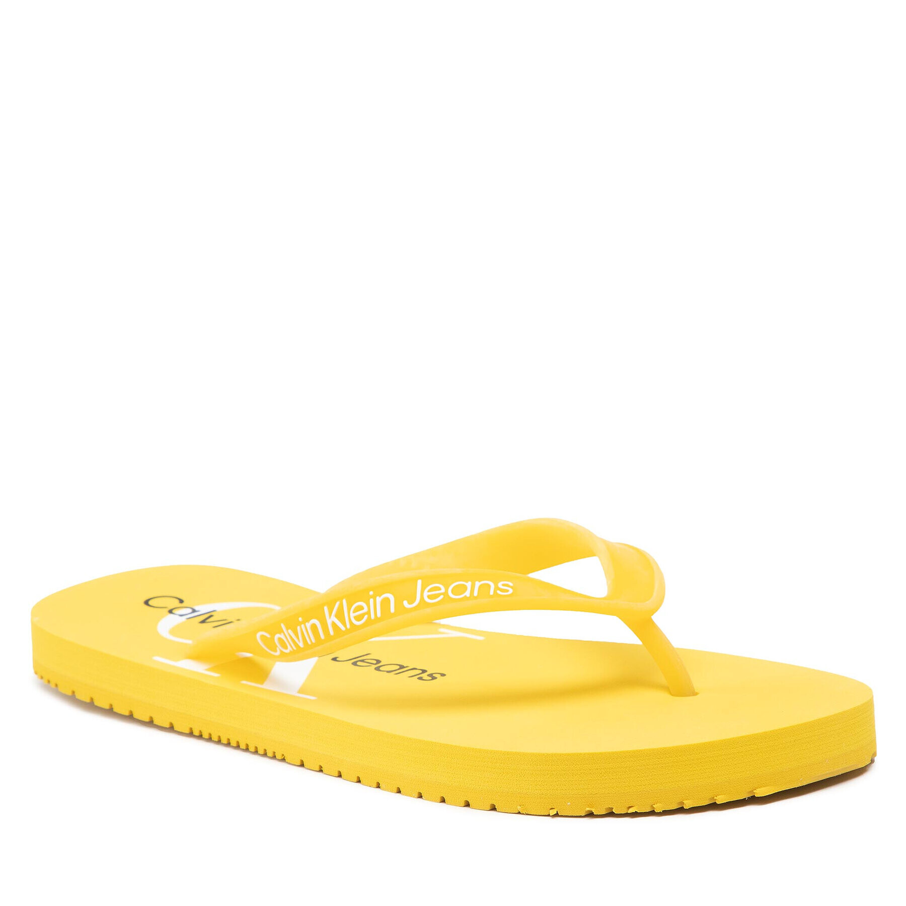 Calvin Klein Jeans Джапанки Beach Sandal Monogram Tpu YW0YW00098 Жълт - Pepit.bg