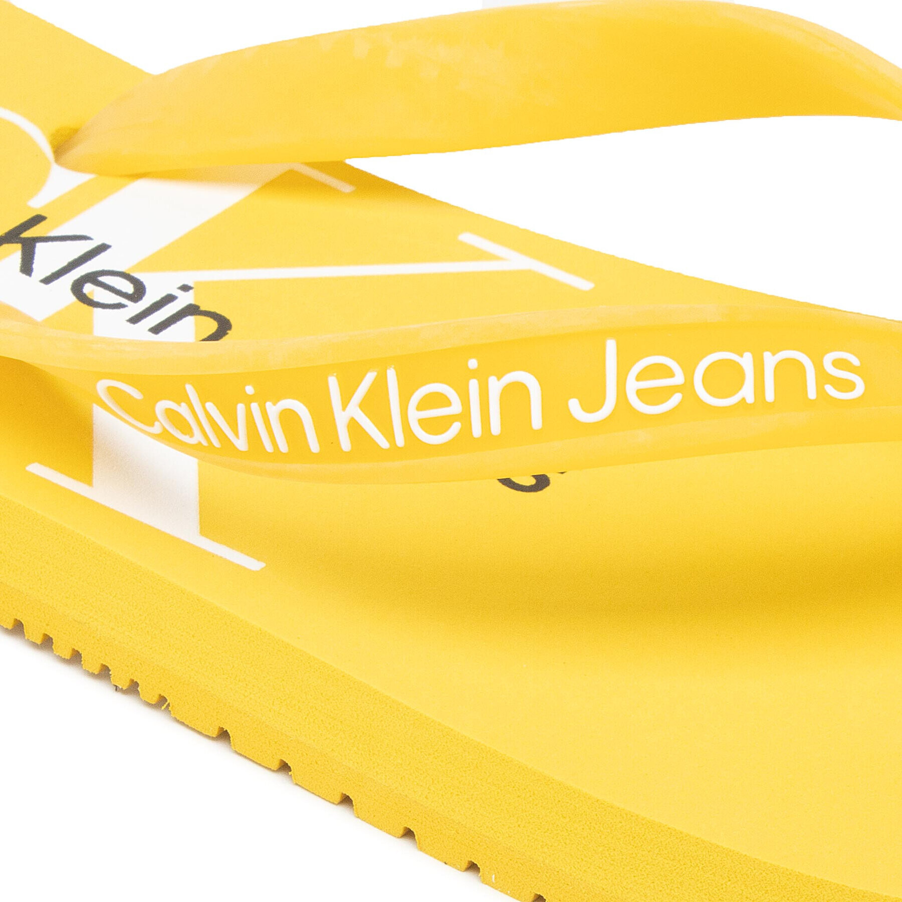 Calvin Klein Jeans Джапанки Beach Sandal Monogram Tpu YW0YW00098 Жълт - Pepit.bg