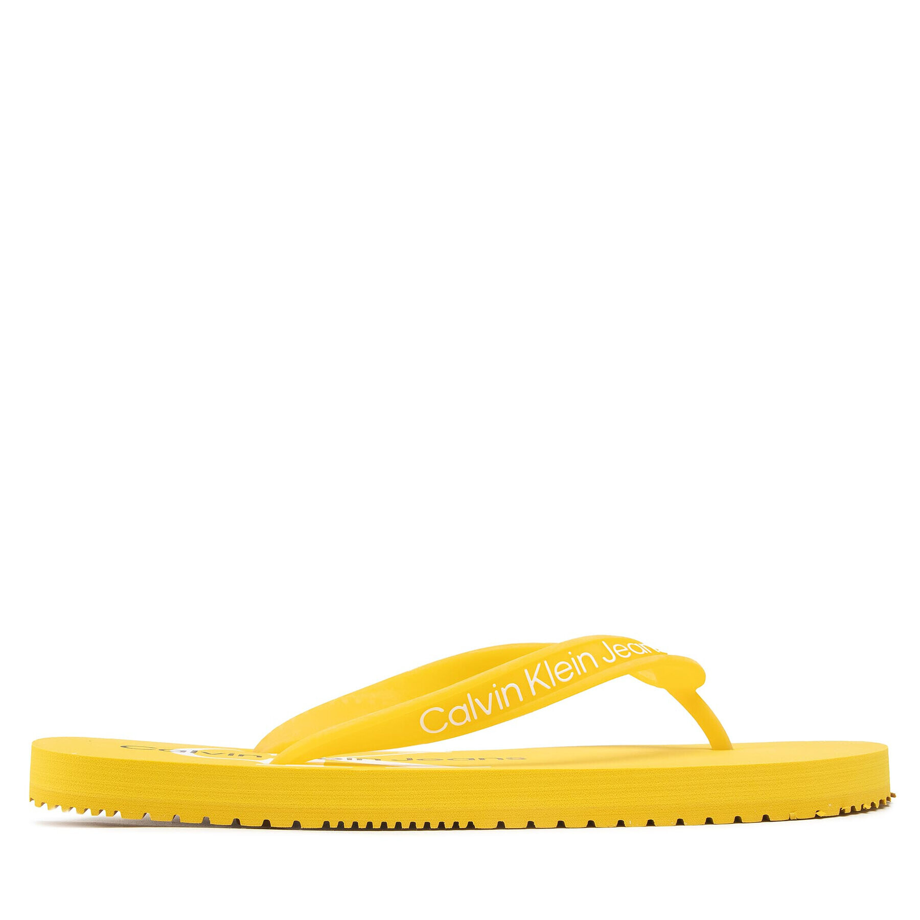 Calvin Klein Jeans Джапанки Beach Sandal Monogram Tpu YW0YW00098 Жълт - Pepit.bg