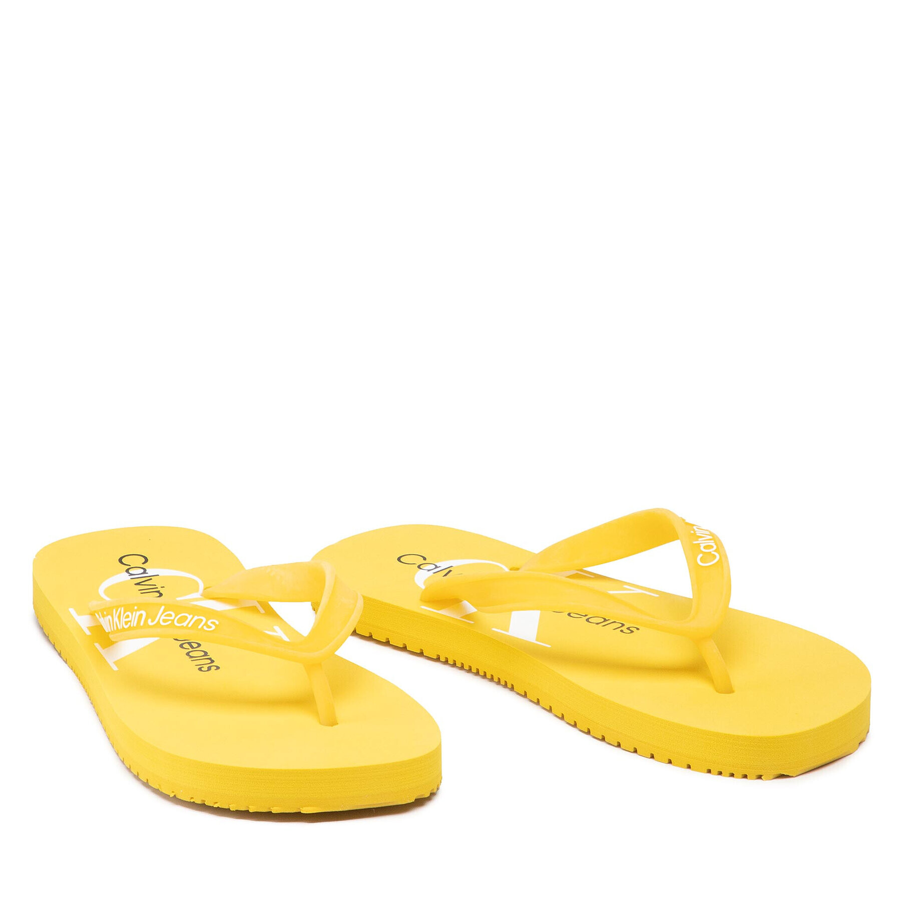 Calvin Klein Jeans Джапанки Beach Sandal Monogram Tpu YW0YW00098 Жълт - Pepit.bg