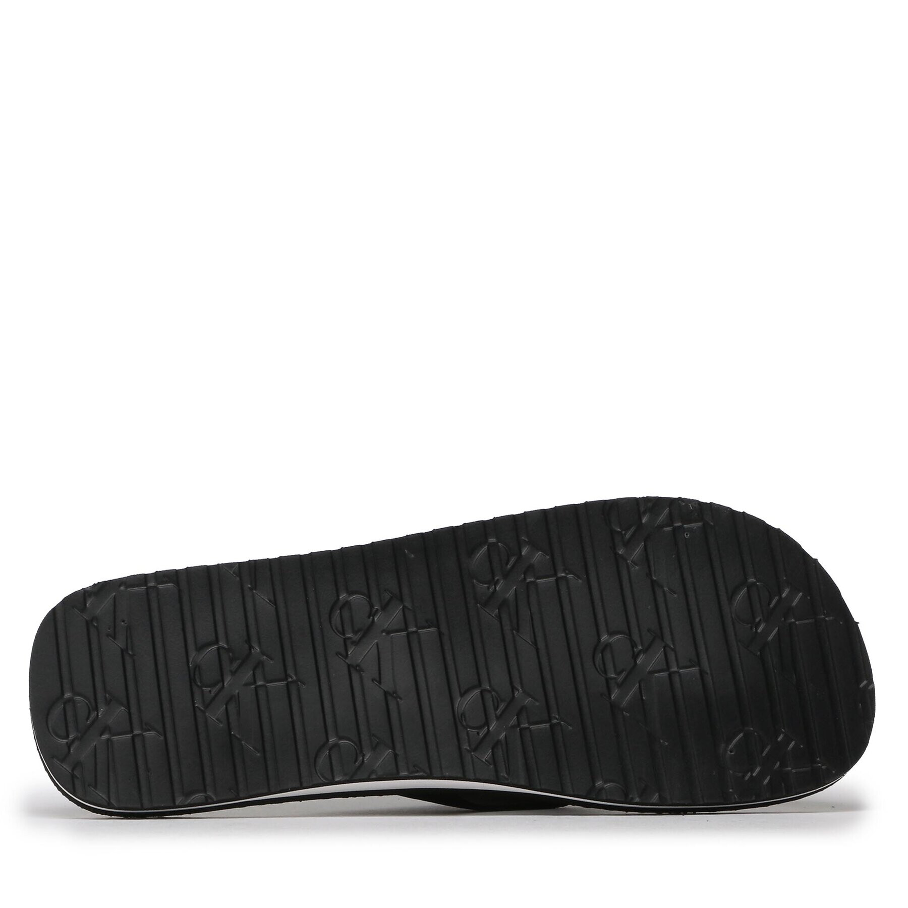 Calvin Klein Jeans Джапанки Beach Sandal Woven Patch YM0YM00657 Черен - Pepit.bg