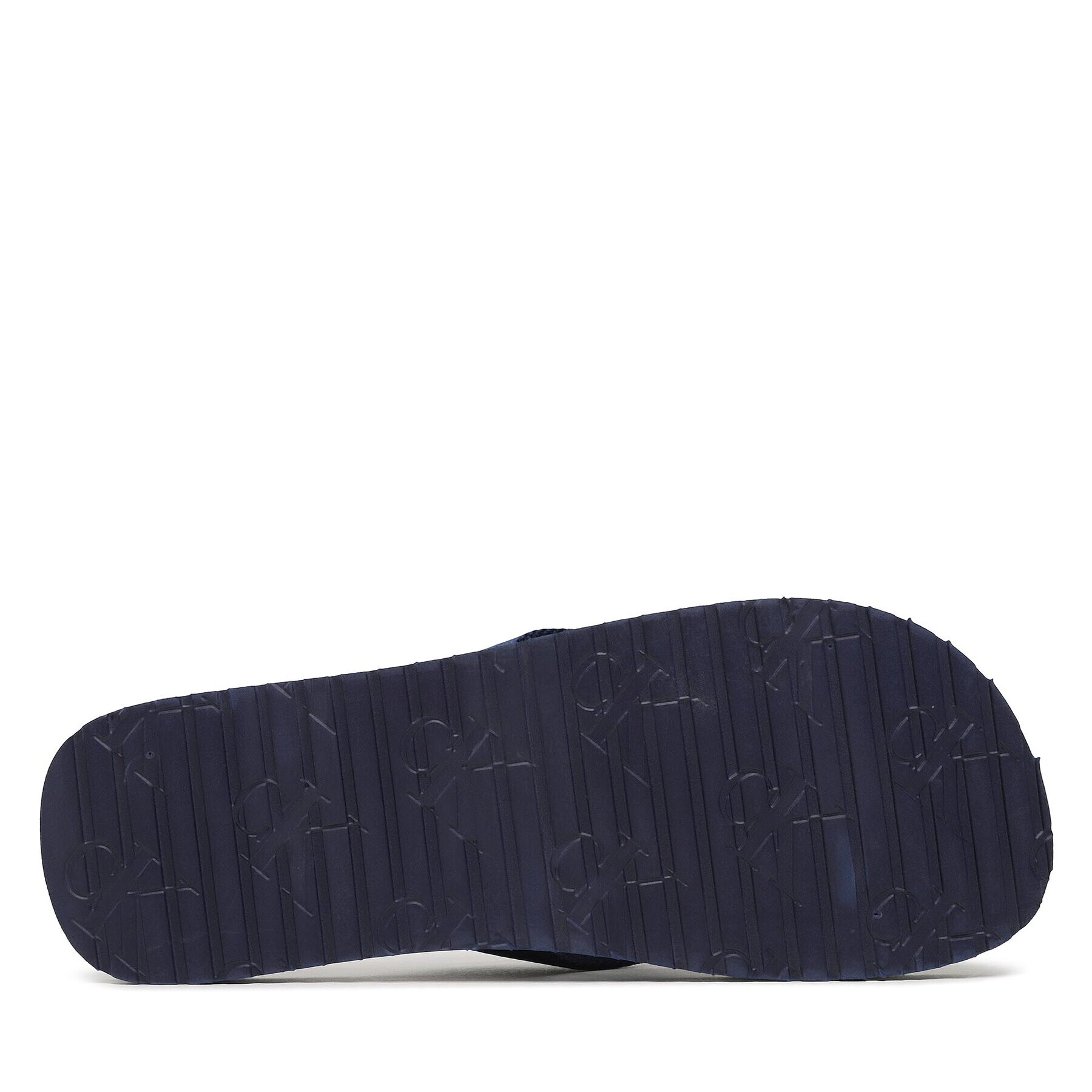 Calvin Klein Jeans Джапанки Beach Sandal Woven Patch YM0YM00657 Тъмносин - Pepit.bg