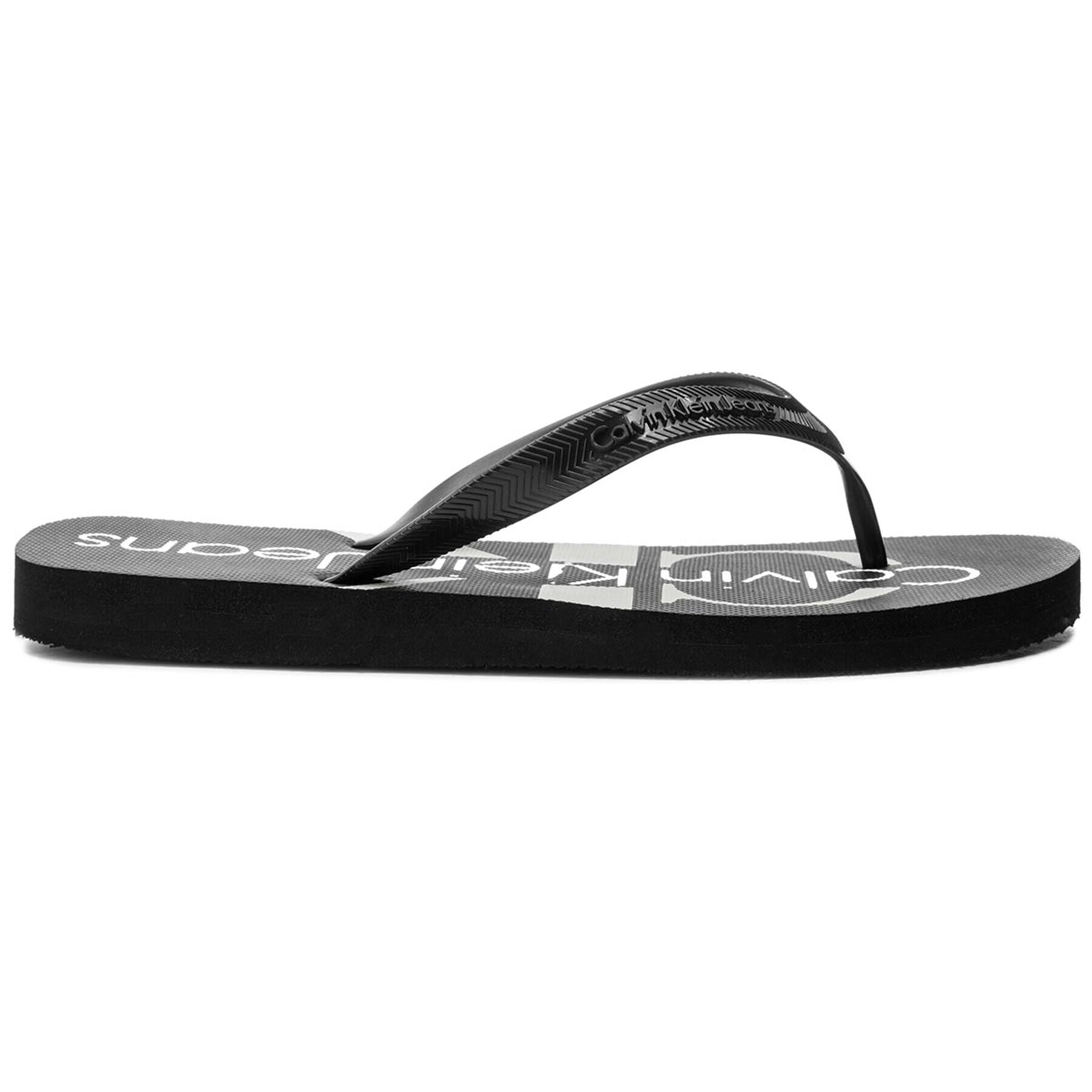 Calvin Klein Jeans Джапанки Dash S0063 Черен - Pepit.bg