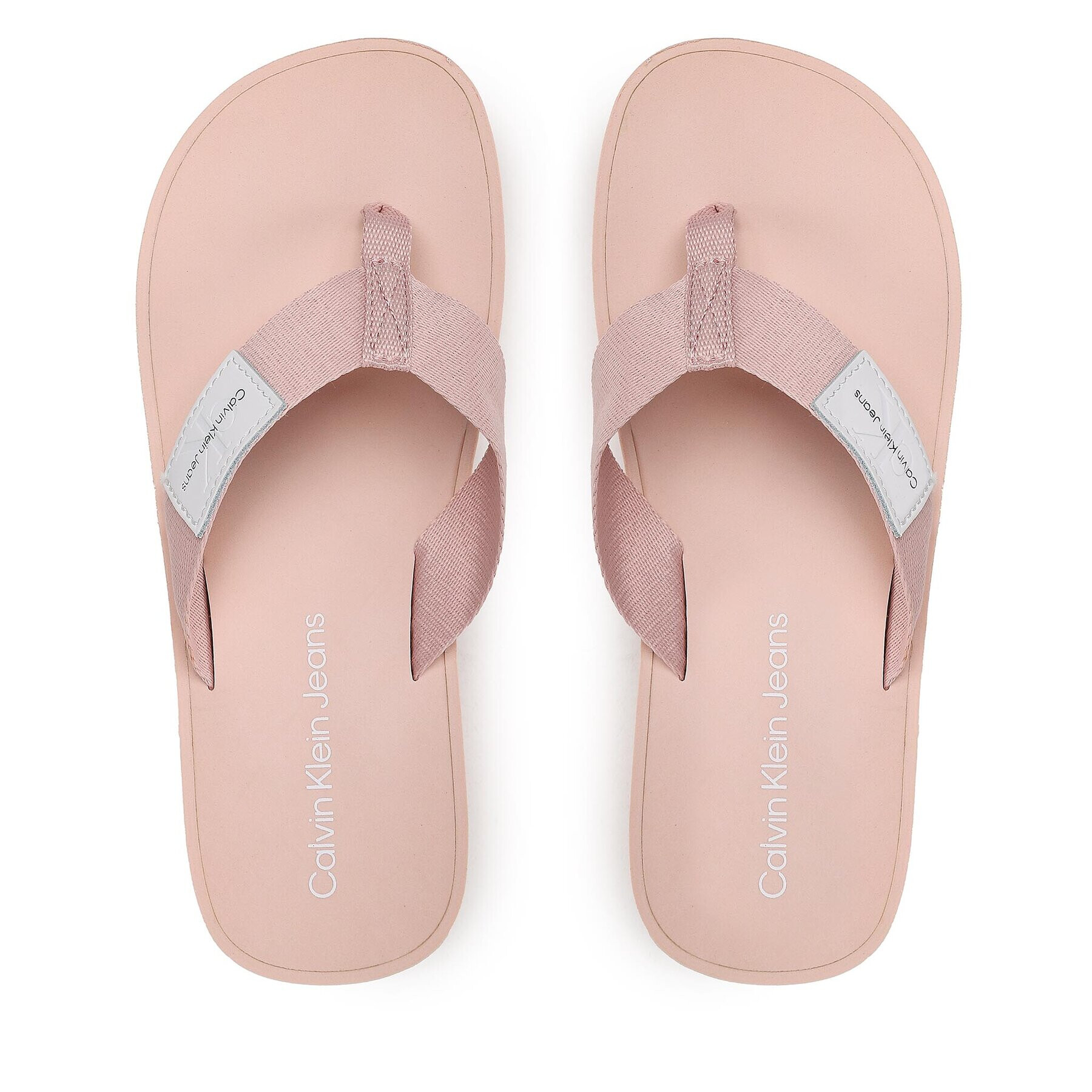 Calvin Klein Jeans Джапанки Flatform Flipflop YW0YW00993 Розов - Pepit.bg