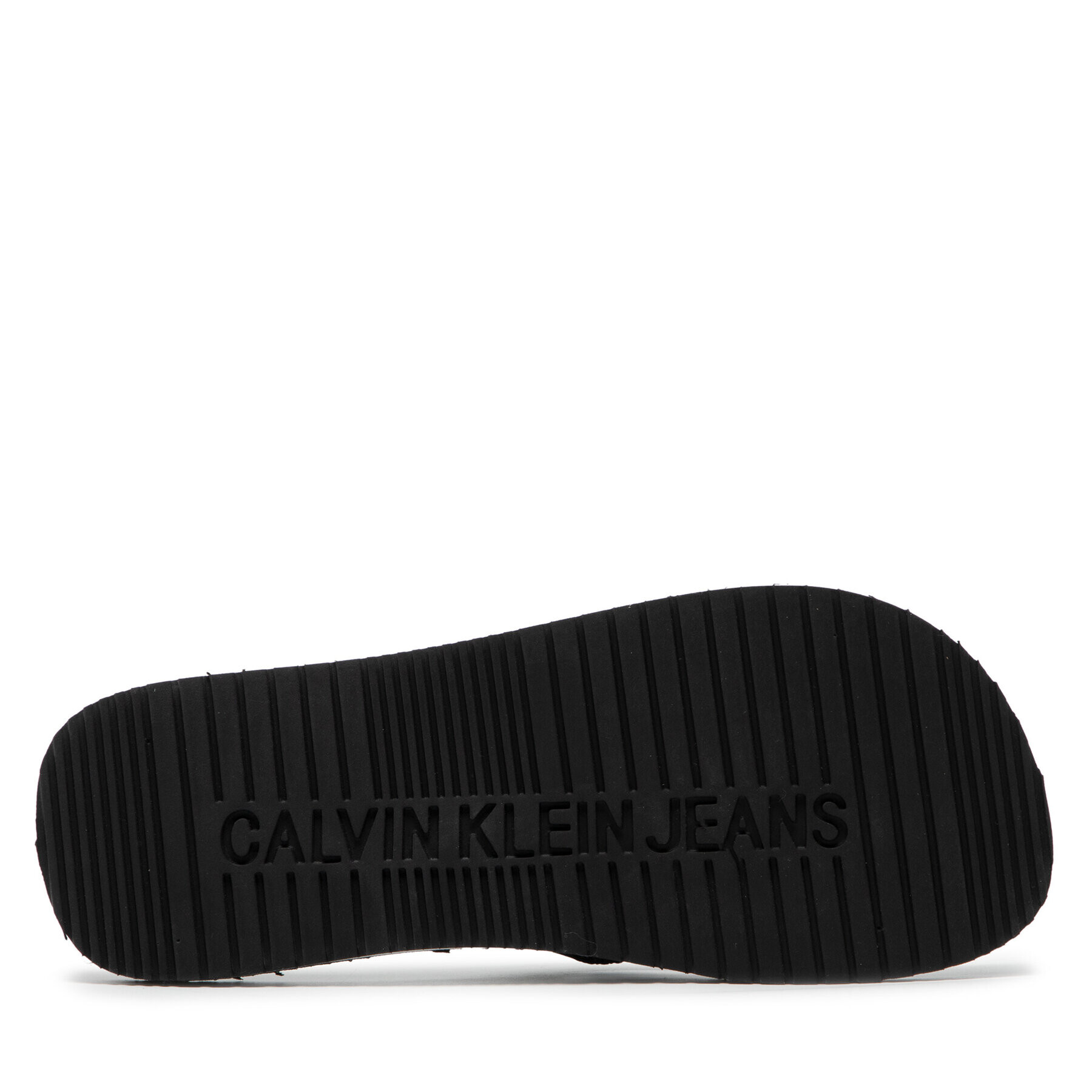 Calvin Klein Jeans Джапанки Flipflop Webbing 2 YW0YW00651 Черен - Pepit.bg