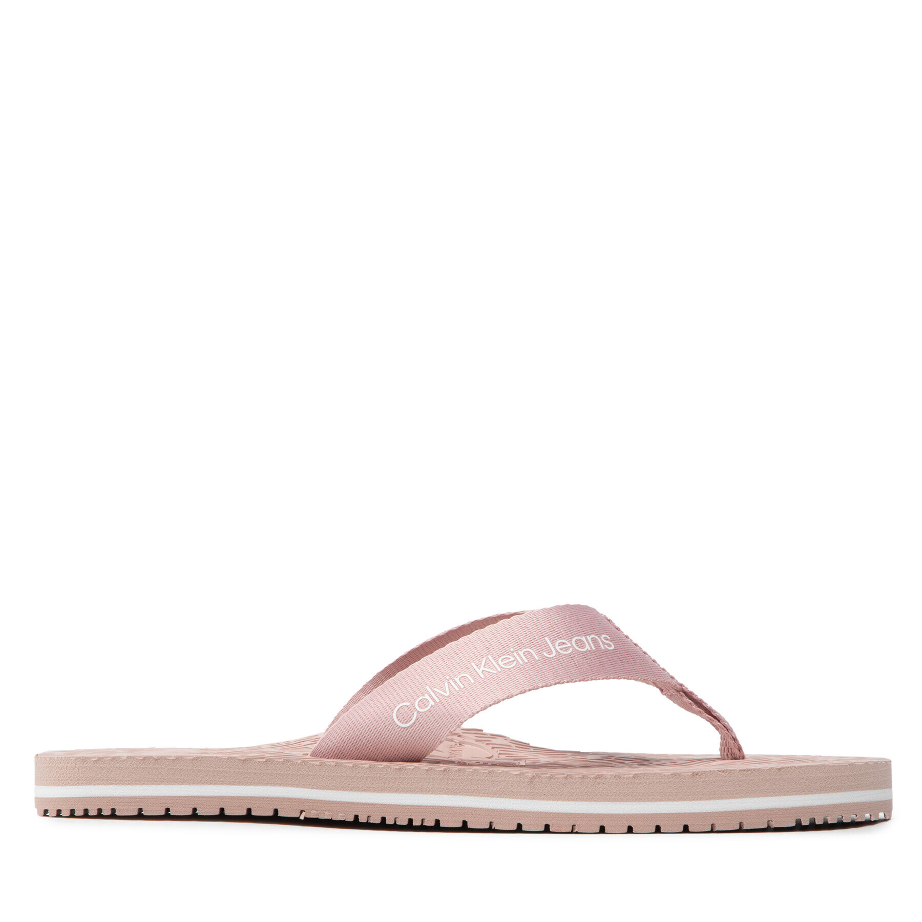 Calvin Klein Jeans Джапанки Flipflop Webbing 2 YW0YW00651 Розов - Pepit.bg