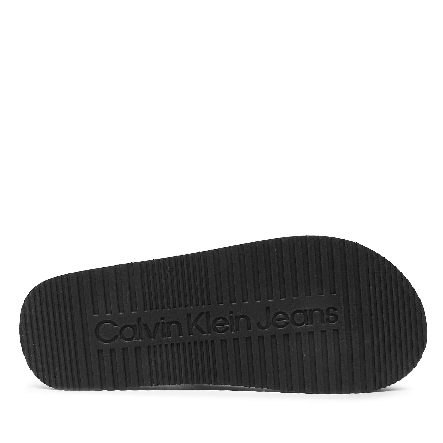 Calvin Klein Jeans Джапанки Logo Print Flip Flop V3B8-80155-0058 S Черен - Pepit.bg