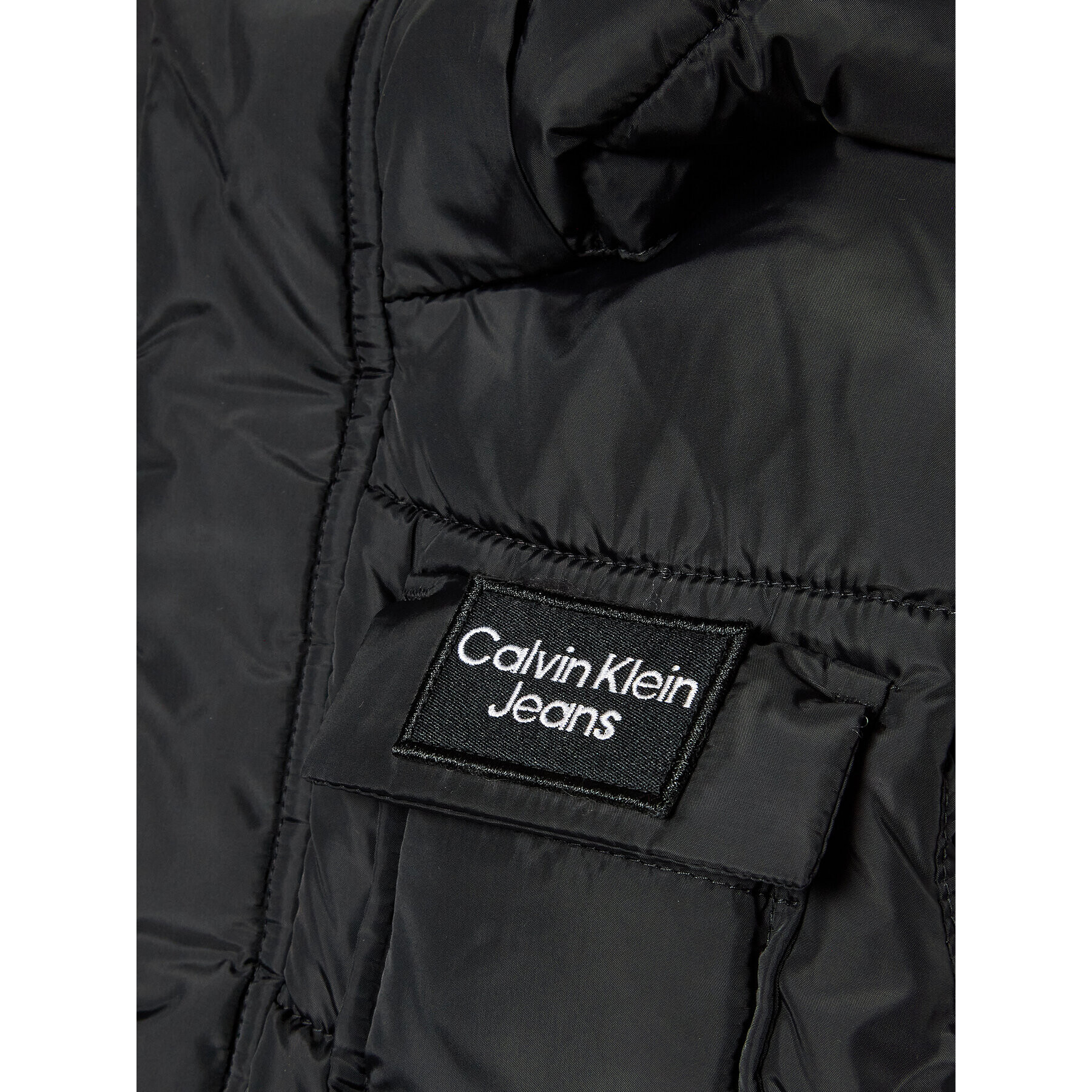 Calvin Klein Jeans Елек IU0IU00299 Черен Regular Fit - Pepit.bg
