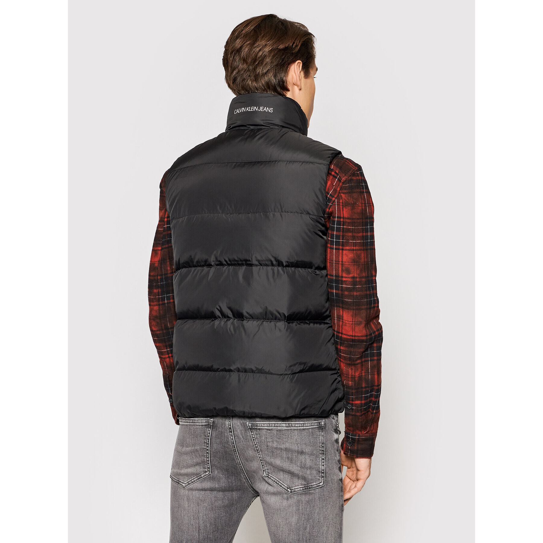 Calvin Klein Jeans Елек J30J319055 Черен Regular Fit - Pepit.bg