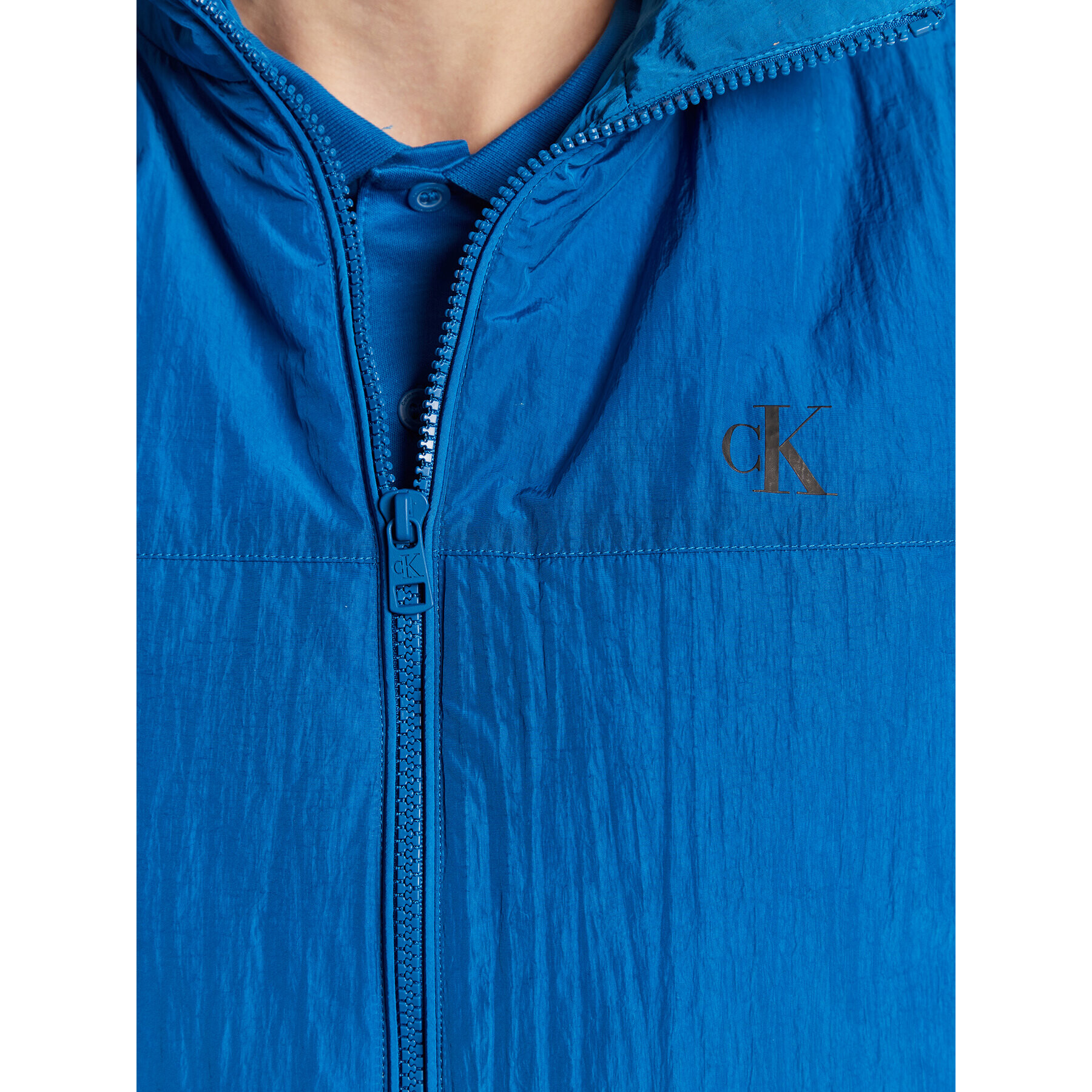 Calvin Klein Jeans Елек J30J322940 Син Regular Fit - Pepit.bg