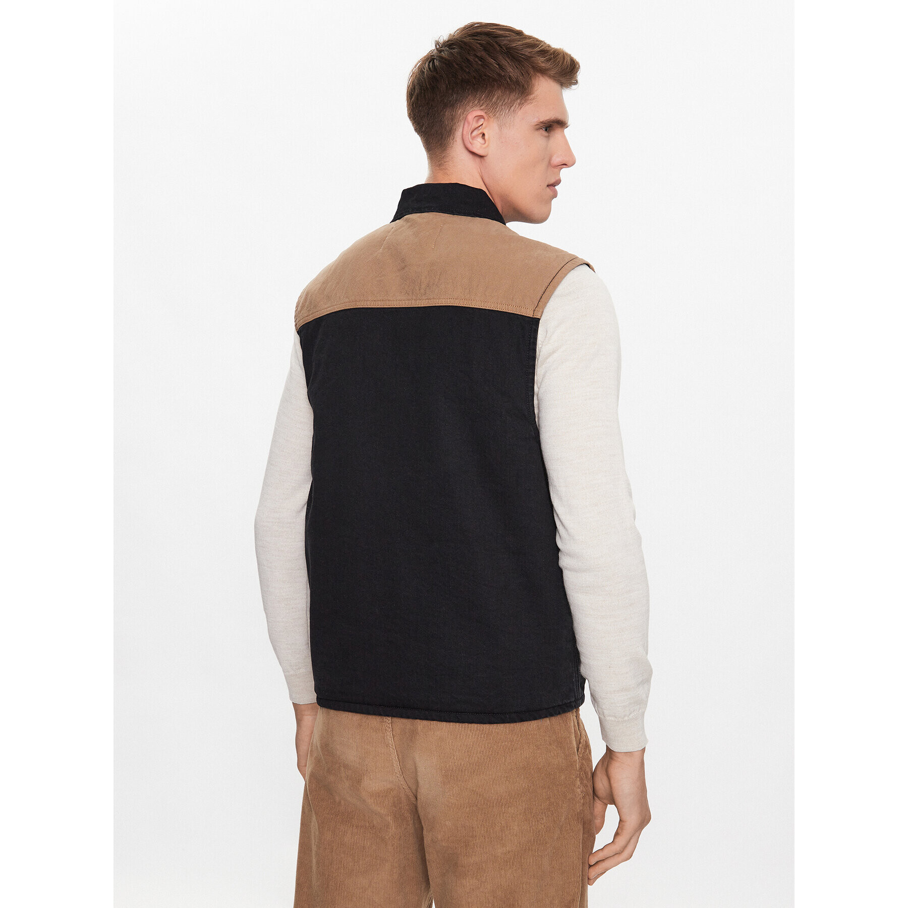 Calvin Klein Jeans Елек J30J323388 Черен Regular Fit - Pepit.bg