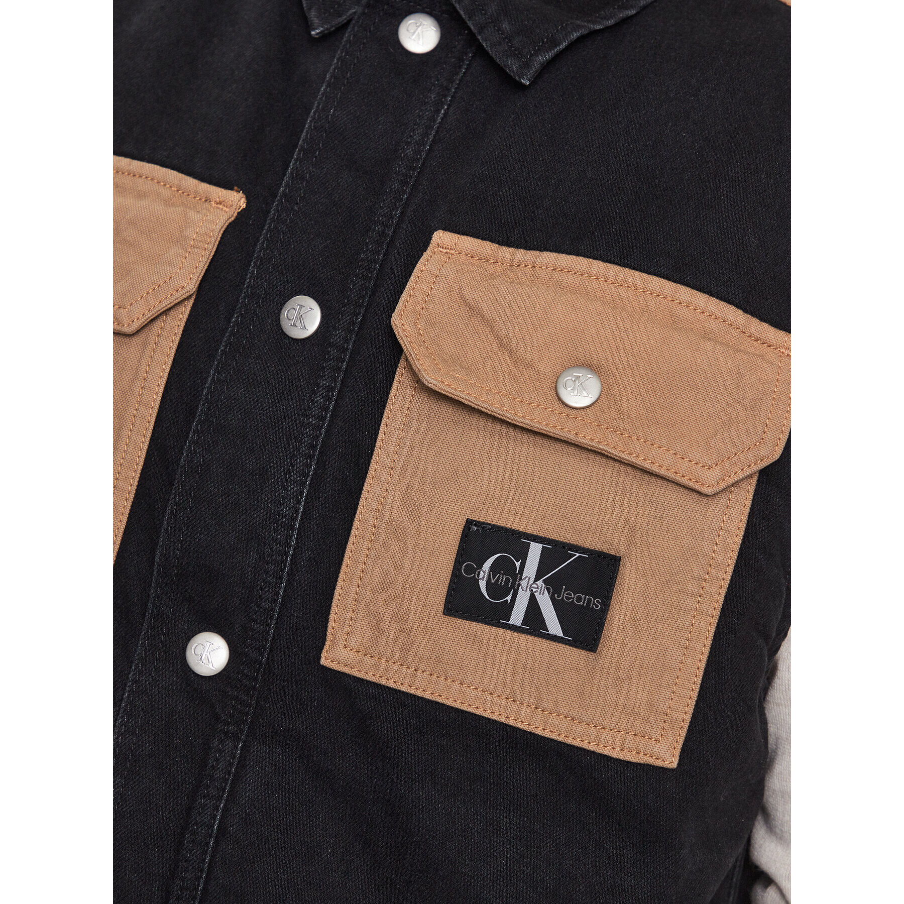 Calvin Klein Jeans Елек J30J323388 Черен Regular Fit - Pepit.bg