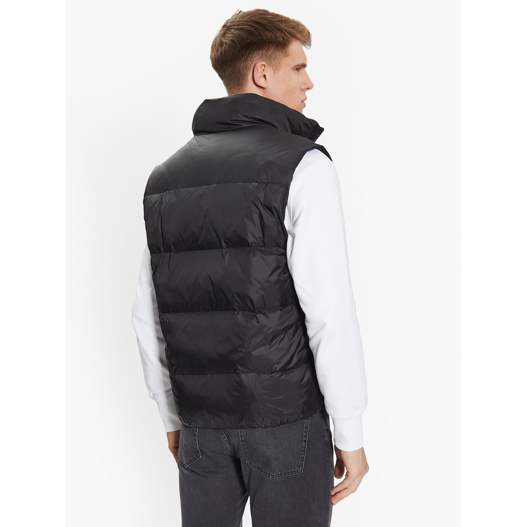 Calvin Klein Jeans Елек J30J323473 Черен Regular Fit - Pepit.bg