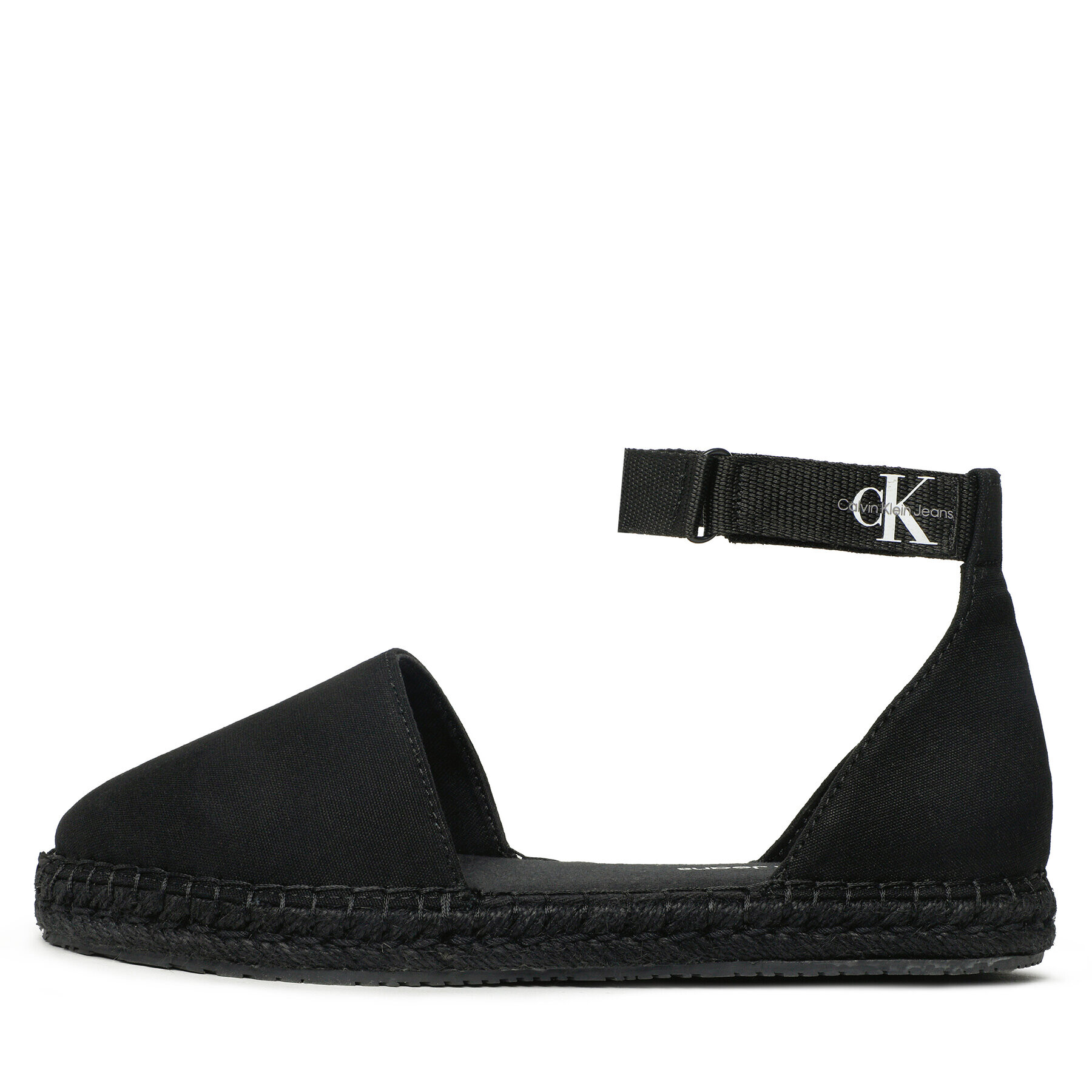 Calvin Klein Jeans Еспадрили Ankle Espadrille YW0YW01027 Черен - Pepit.bg