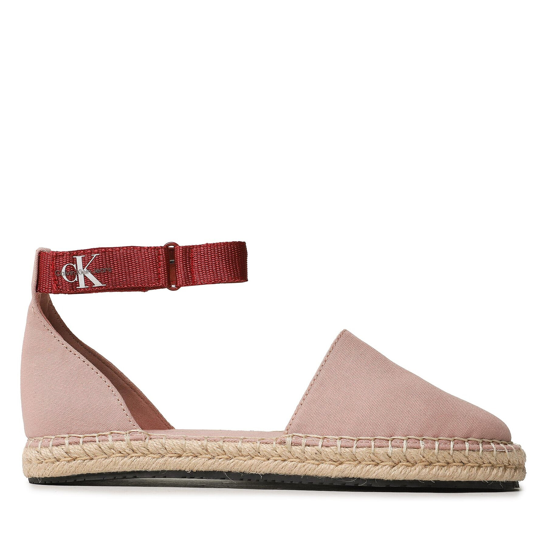 Calvin Klein Jeans Еспадрили Ankle Espadrille YW0YW01027 Розов - Pepit.bg