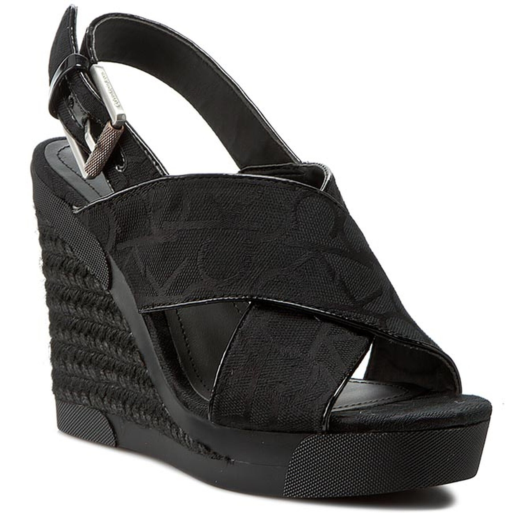 Calvin Klein Jeans Еспадрили Elaine RE9607 Черен - Pepit.bg