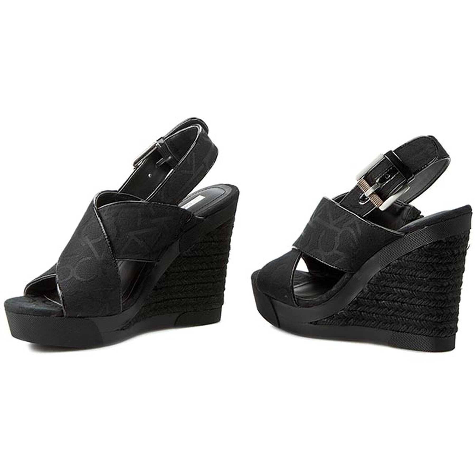 Calvin Klein Jeans Еспадрили Elaine RE9607 Черен - Pepit.bg