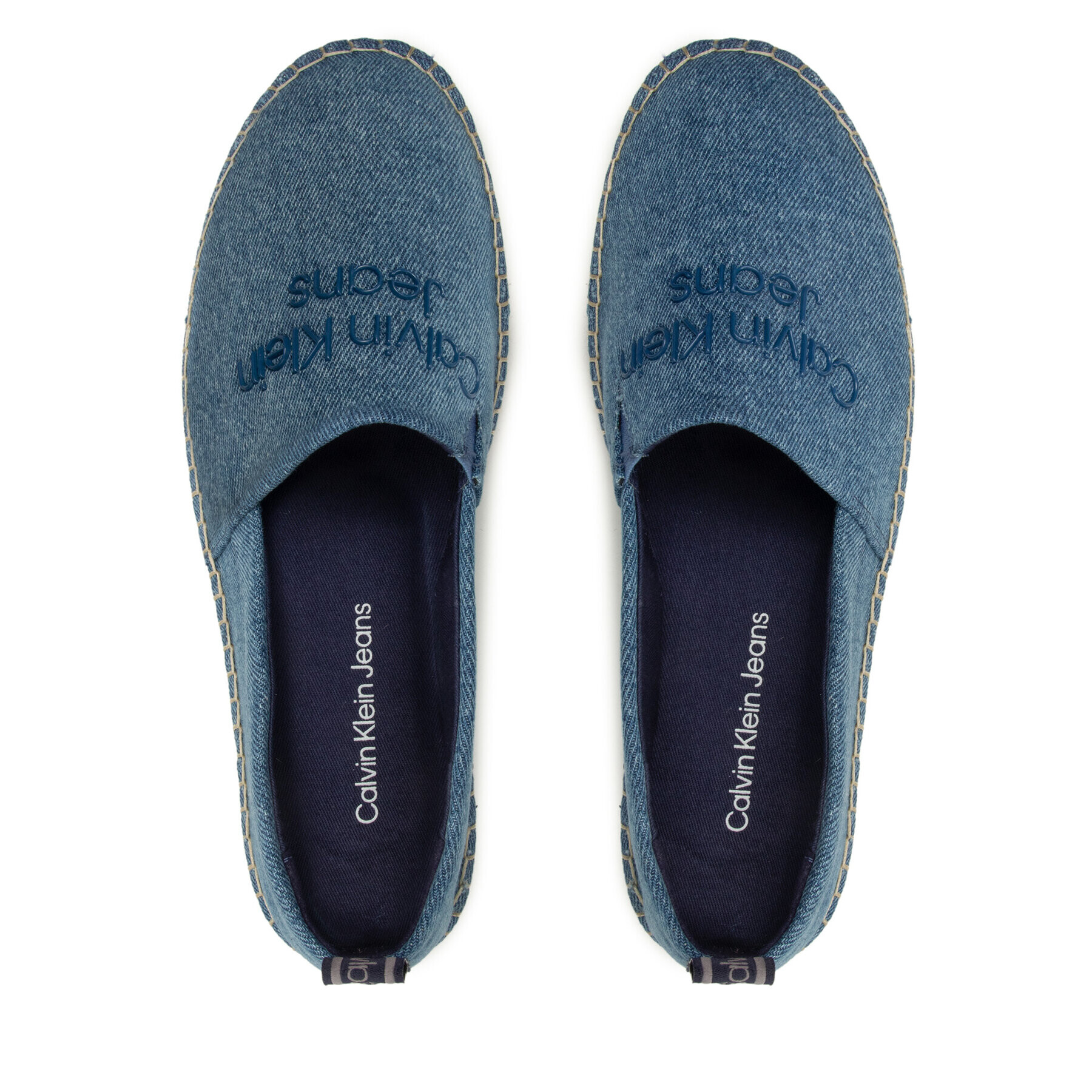 Calvin Klein Jeans Еспадрили Espadrille 2 YM0YM00376 Тъмносин - Pepit.bg