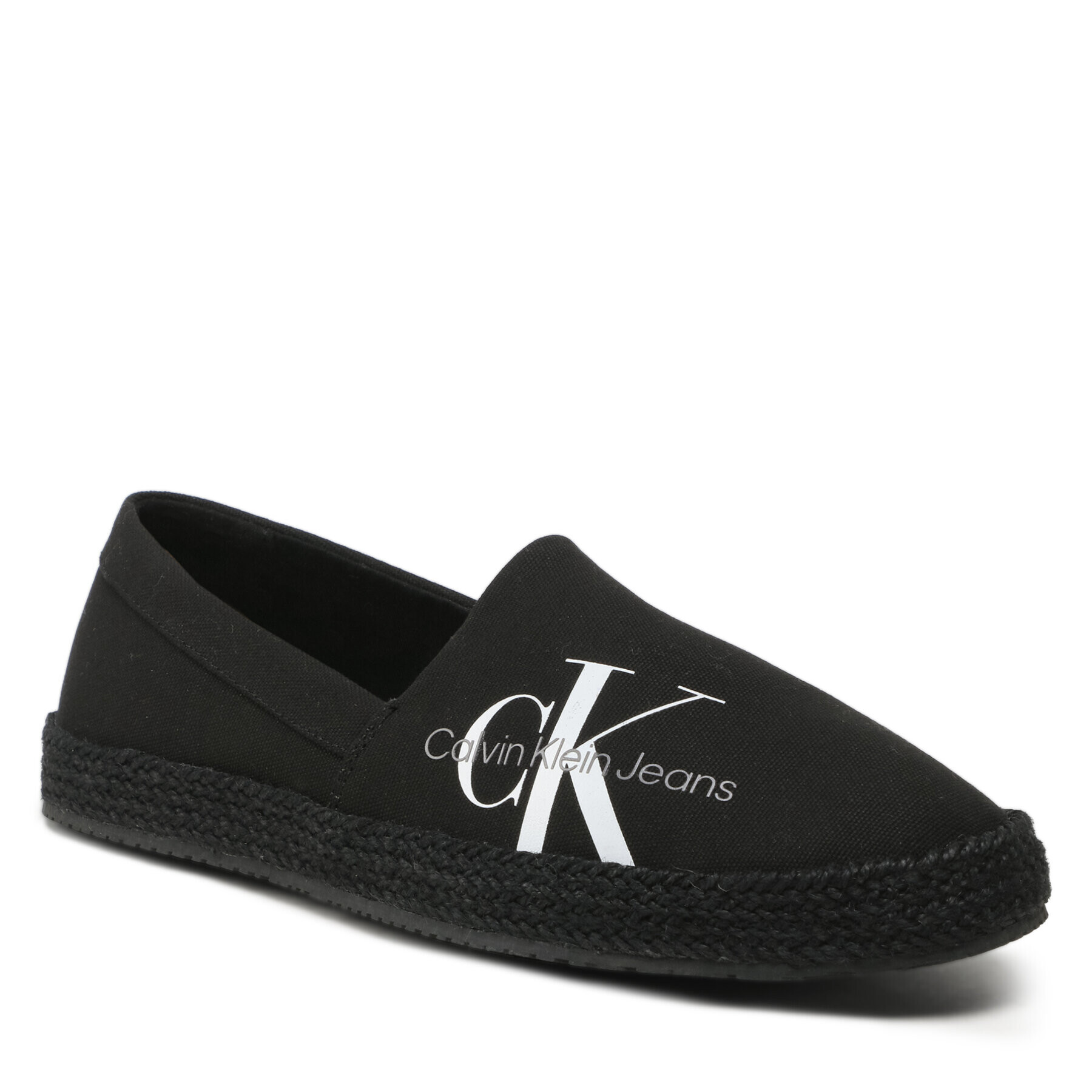 Calvin Klein Jeans Еспадрили Espadrille Co YM0YM00726 Черен - Pepit.bg