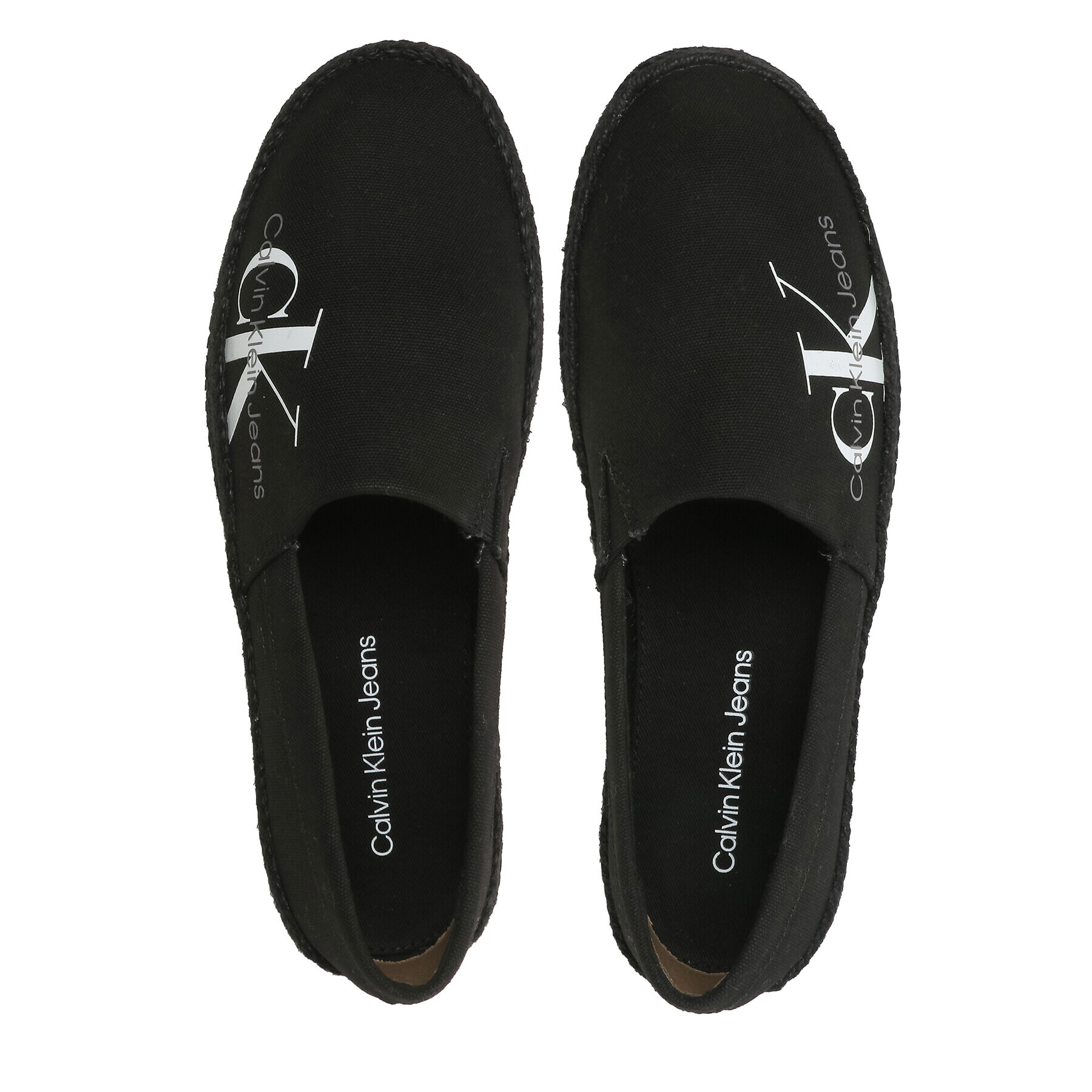 Calvin Klein Jeans Еспадрили Espadrille Co YM0YM00726 Черен - Pepit.bg