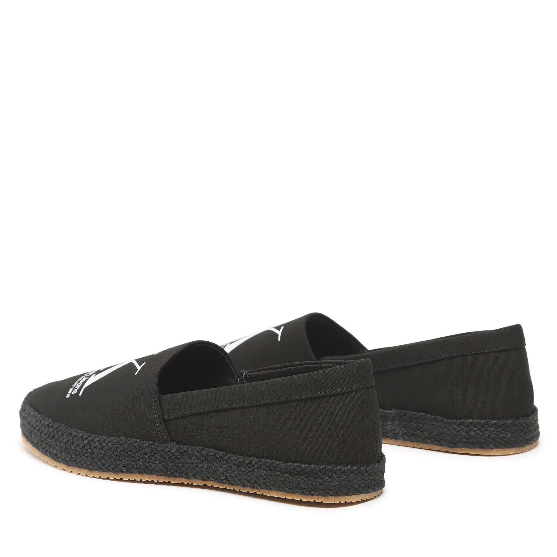 Calvin Klein Jeans Еспадрили Espadrille Ess Monogram YM0YM00654 Черен - Pepit.bg