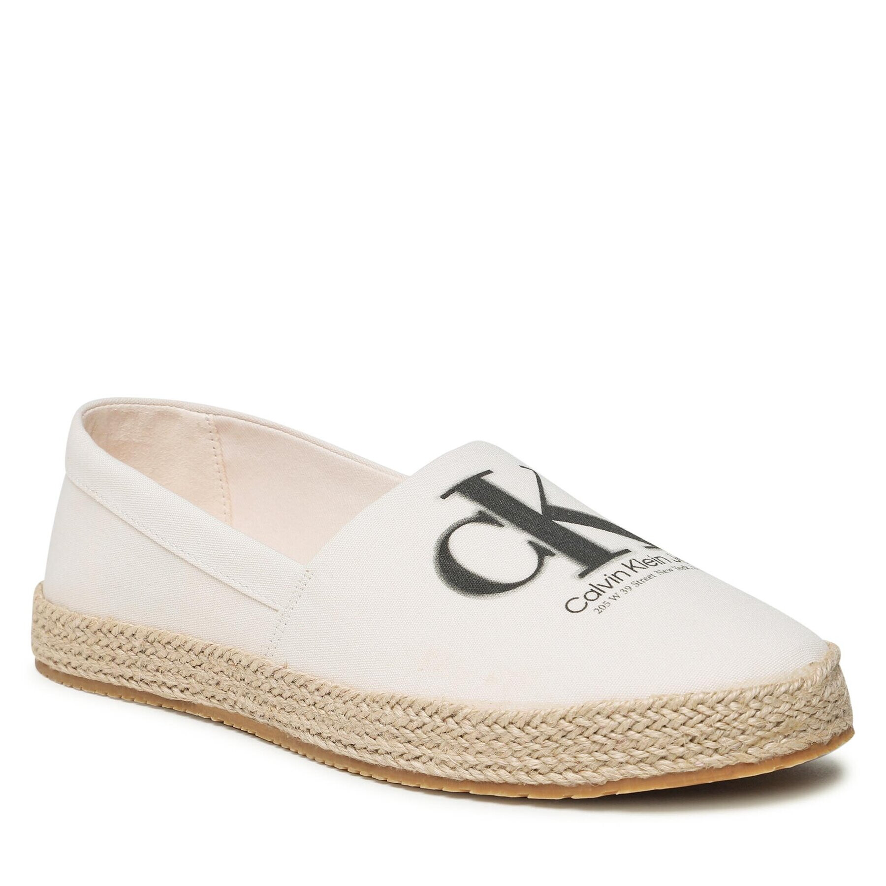 Calvin Klein Jeans Еспадрили Espadrille Ess Monogram YM0YM00654 Екрю - Pepit.bg