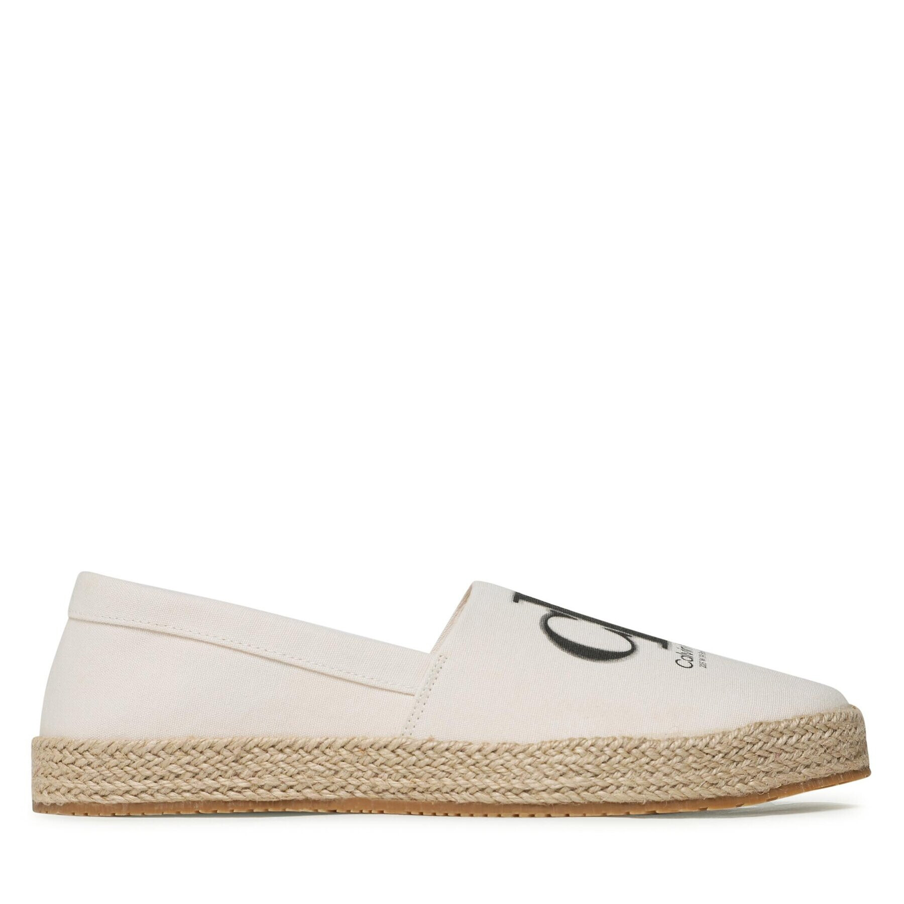 Calvin Klein Jeans Еспадрили Espadrille Ess Monogram YM0YM00654 Екрю - Pepit.bg