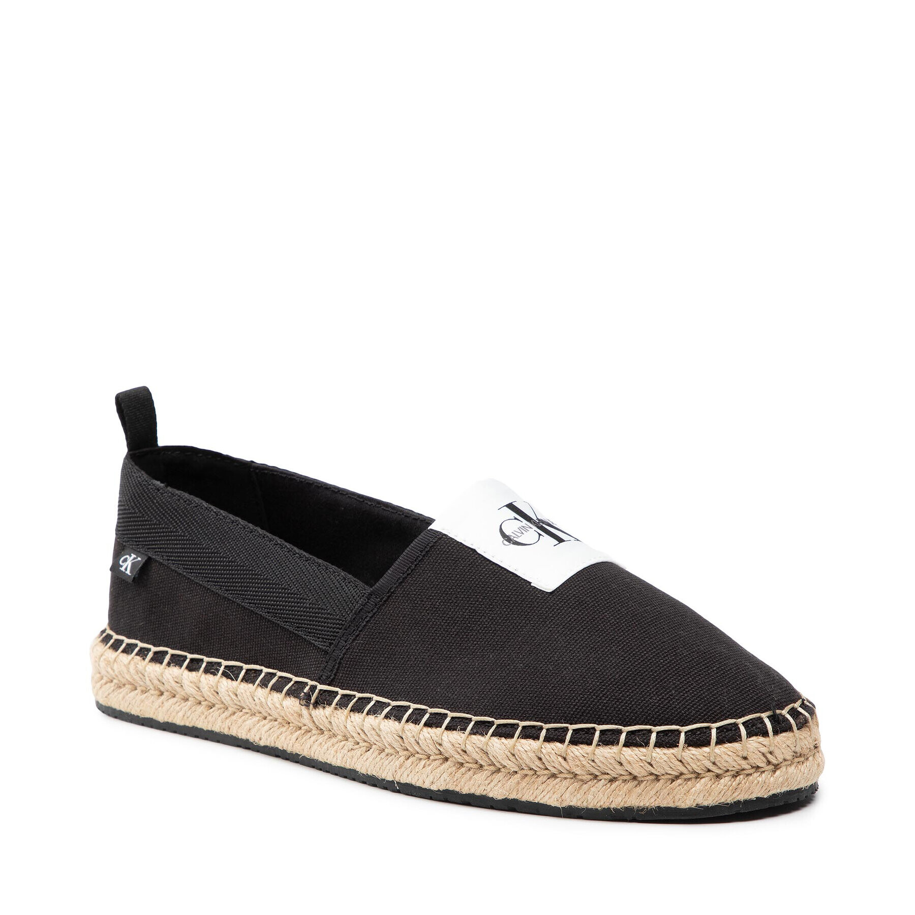 Calvin Klein Jeans Еспадрили Espadrille Patch Co YM0YM00070 Черен - Pepit.bg