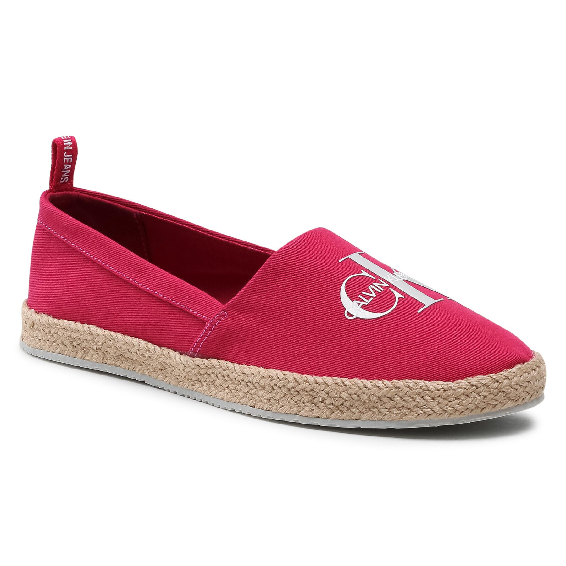 Calvin Klein Jeans Еспадрили Espadrille Printed Co YW0YW00035 Червен - Pepit.bg