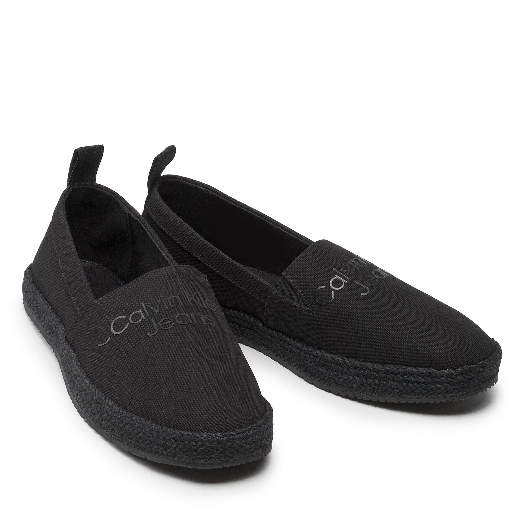 Calvin Klein Jeans Еспадрили Espadrille YM0YM00355 Черен - Pepit.bg